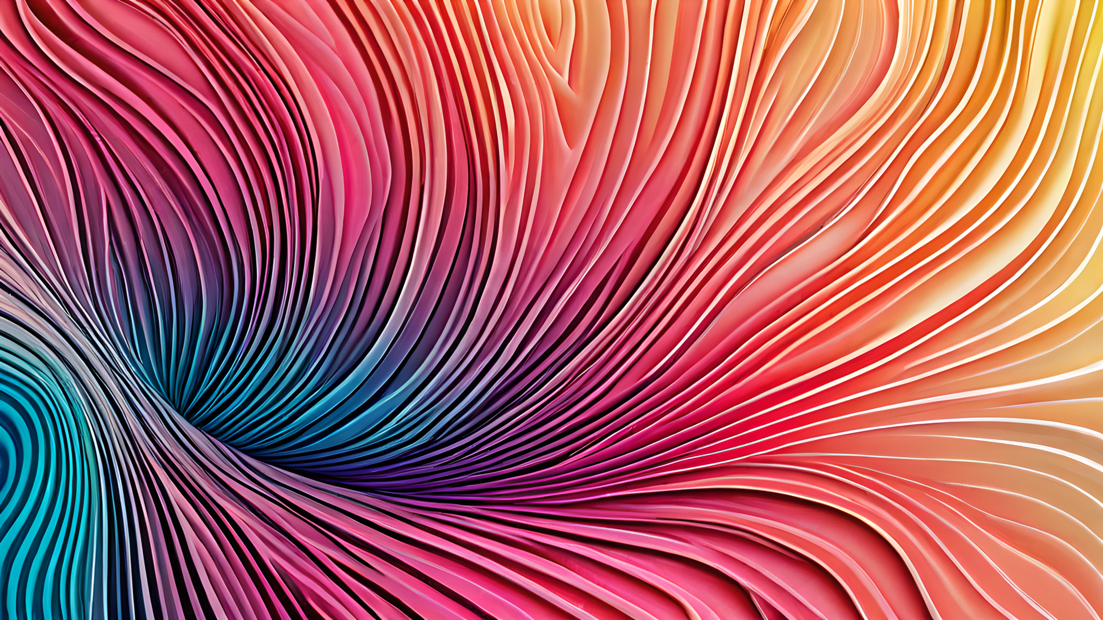 4K Abstract Art lines 2025-10-16 – 3840x2160
