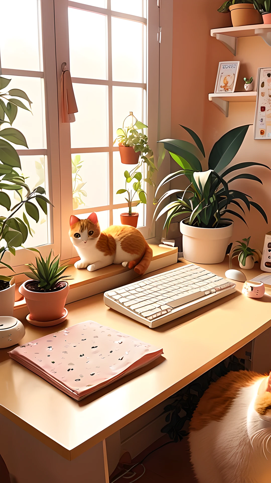 iPhone Anime Kawaii Pastel cat 2025-10-16 – 1080x1920