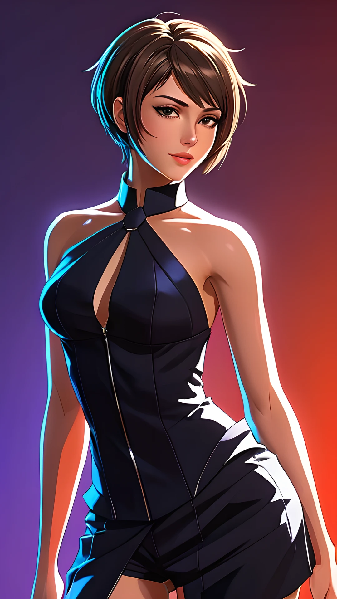 iPhone Attractive Style short-haired woman in elegant clothing 2025-10-16 – 1080x1920