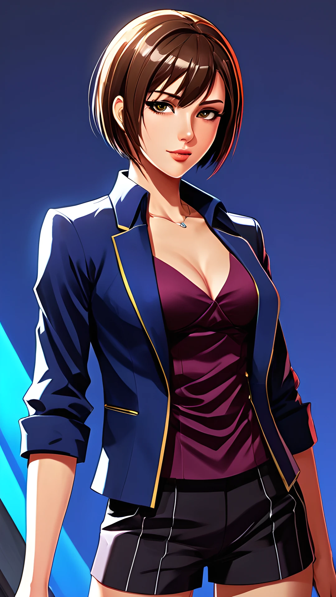 iPhone Attractive Style short-haired woman in elegant clothing 2025-10-16 – 1080x1920