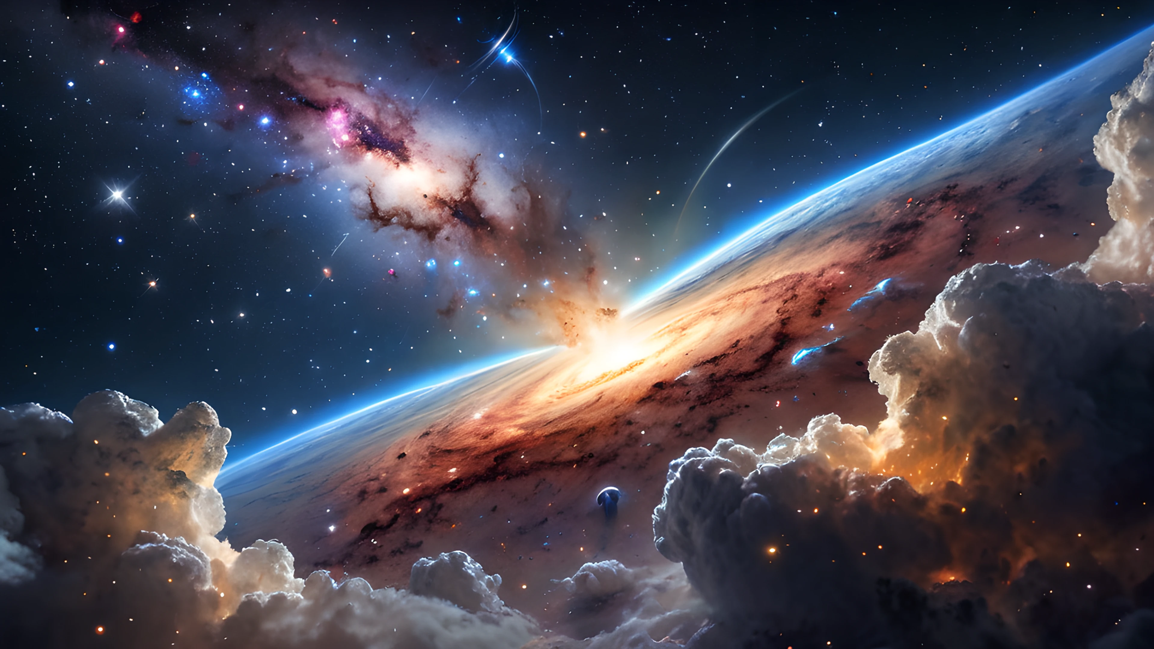 4K Cosmic Space star cluster 2025-10-16 – 3840x2160