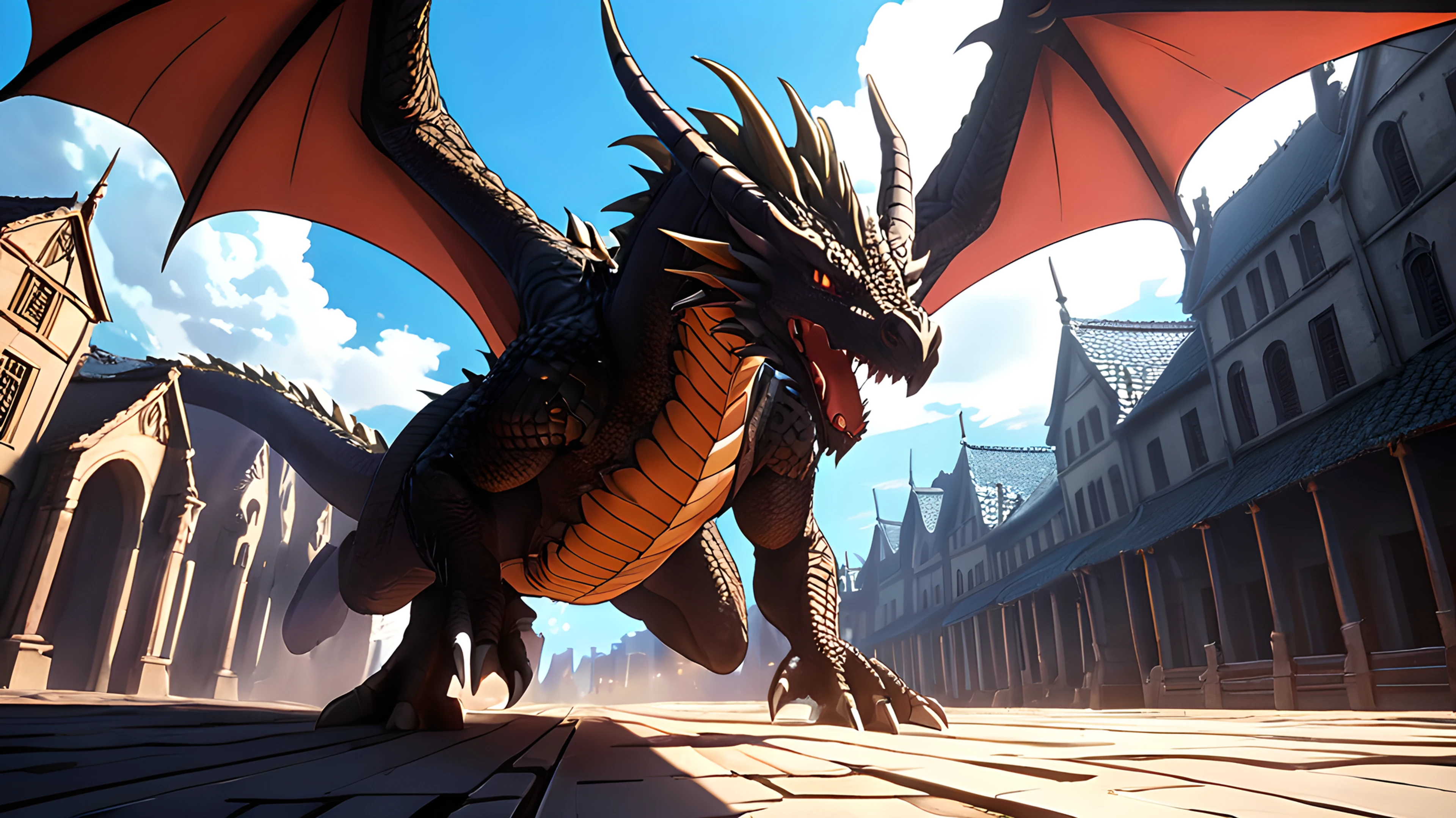 4K Epic Shonen Anime dragon 2025-10-16 – 3840x2160