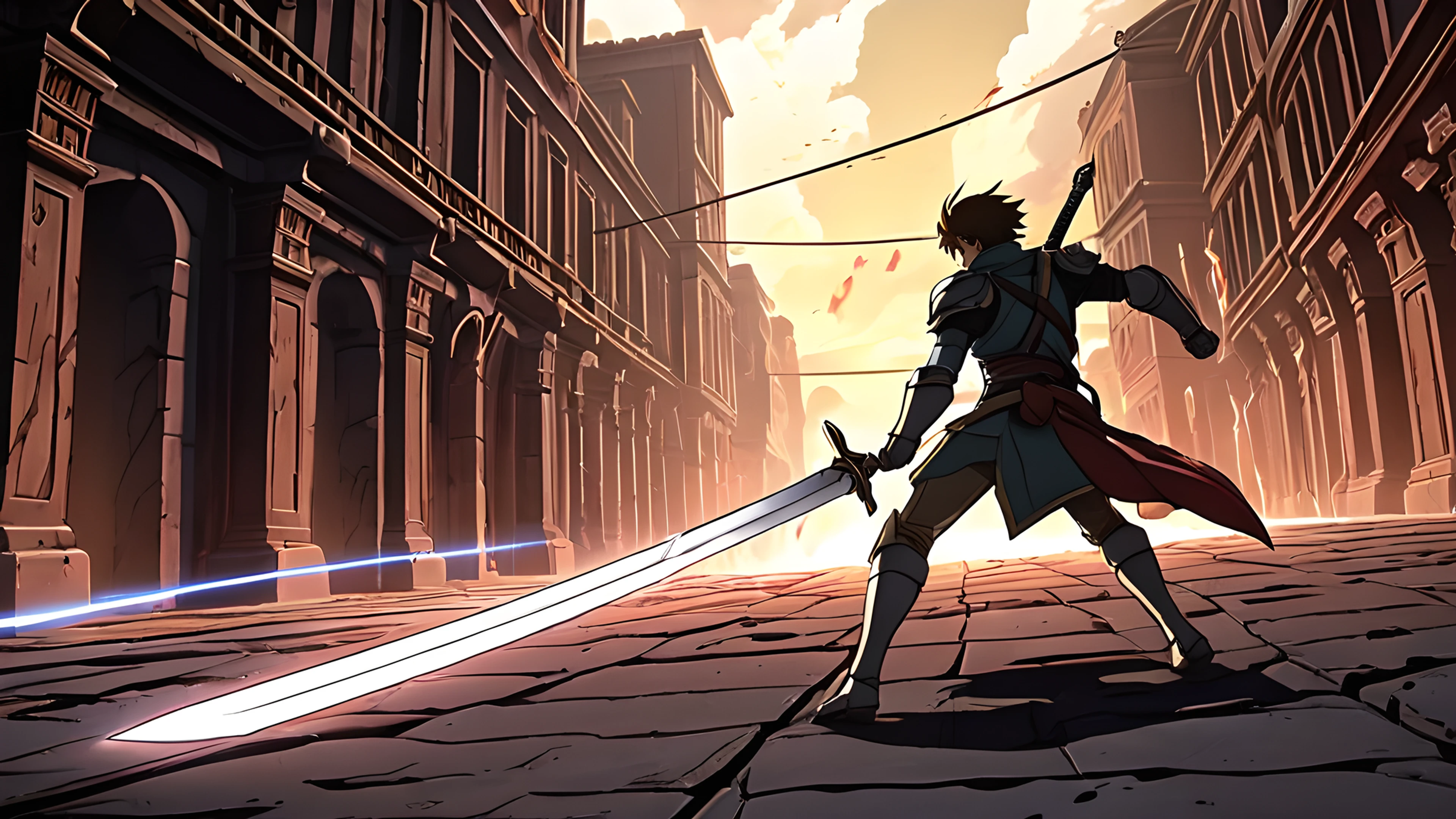 4K Epic Shonen Anime sword 2025-10-16 – 3840x2160