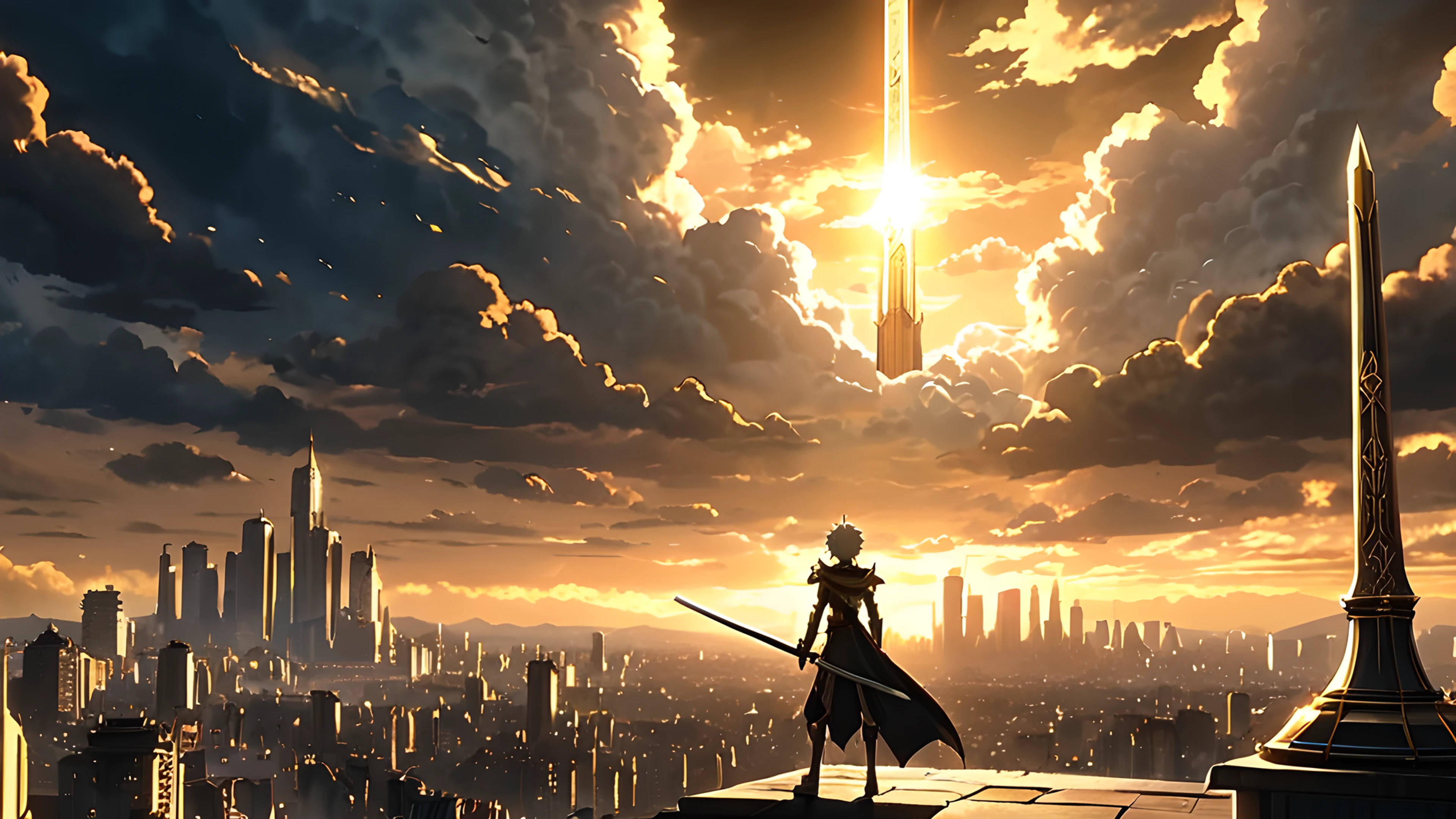 4K Epic Shonen Anime sword 2025-10-16 – 3840x2160