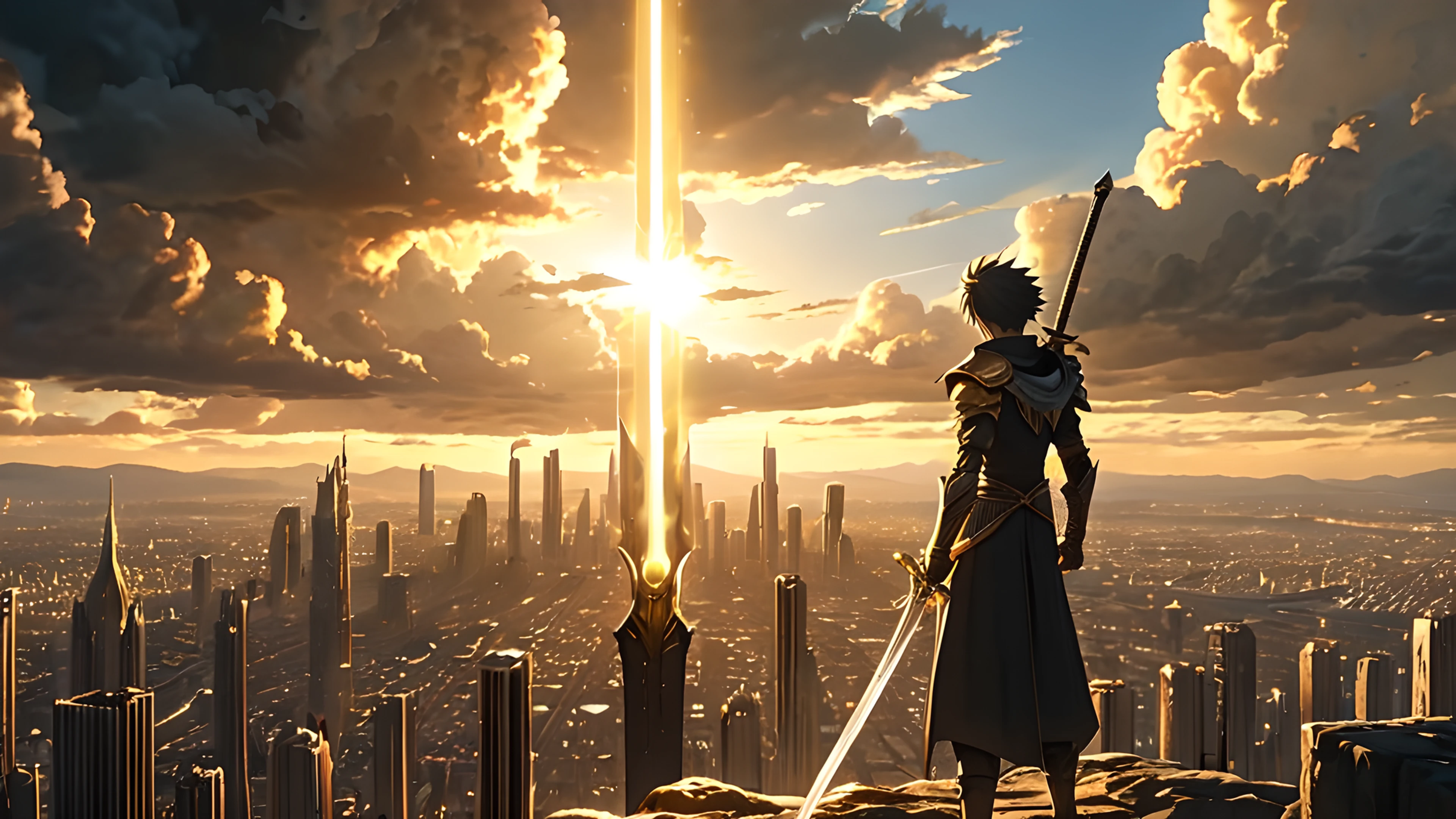 4K Epic Shonen Anime sword 2025-10-16 – 3840x2160