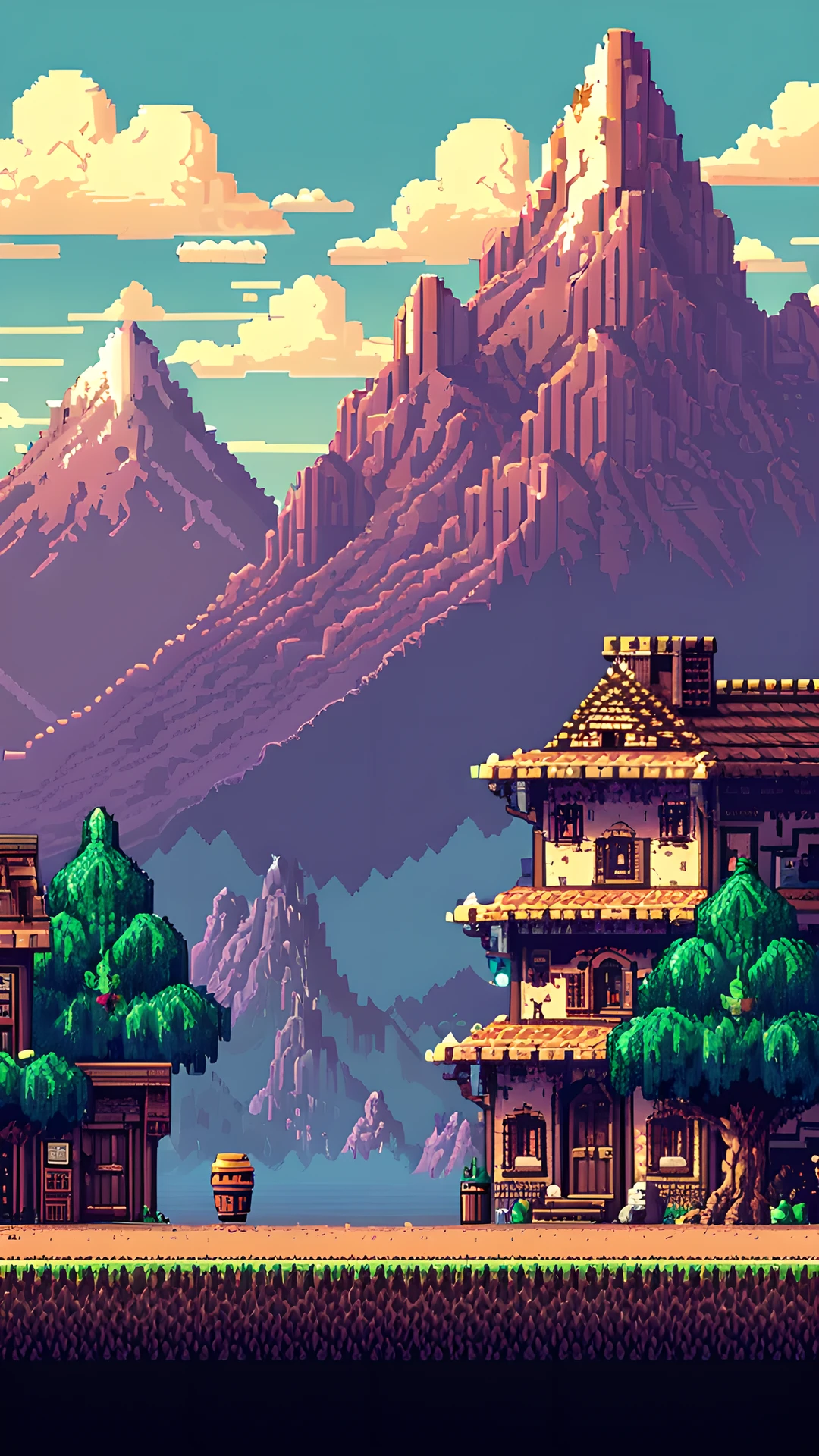 iPhone Retro Pixel Art city 2025-10-16 – 1080x1920