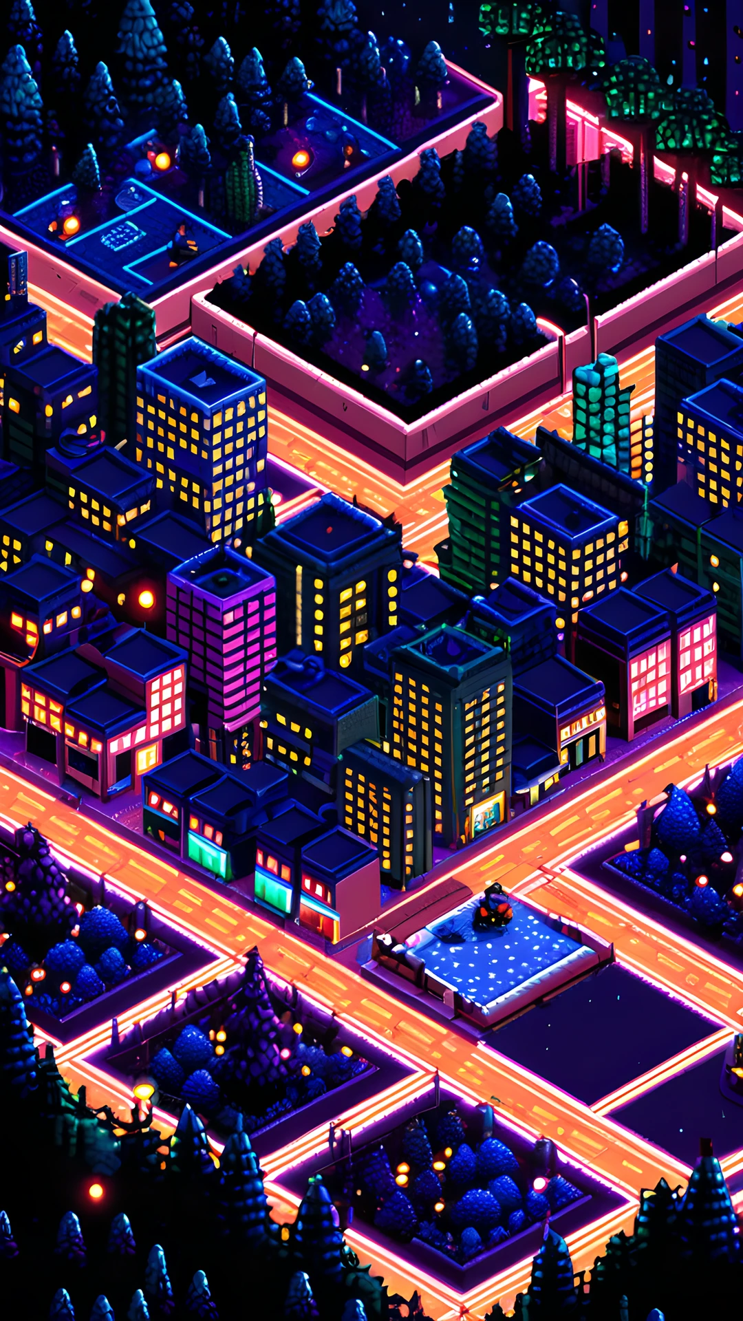 iPhone Retro Pixel Art forest 2025-10-16 – 1080x1920