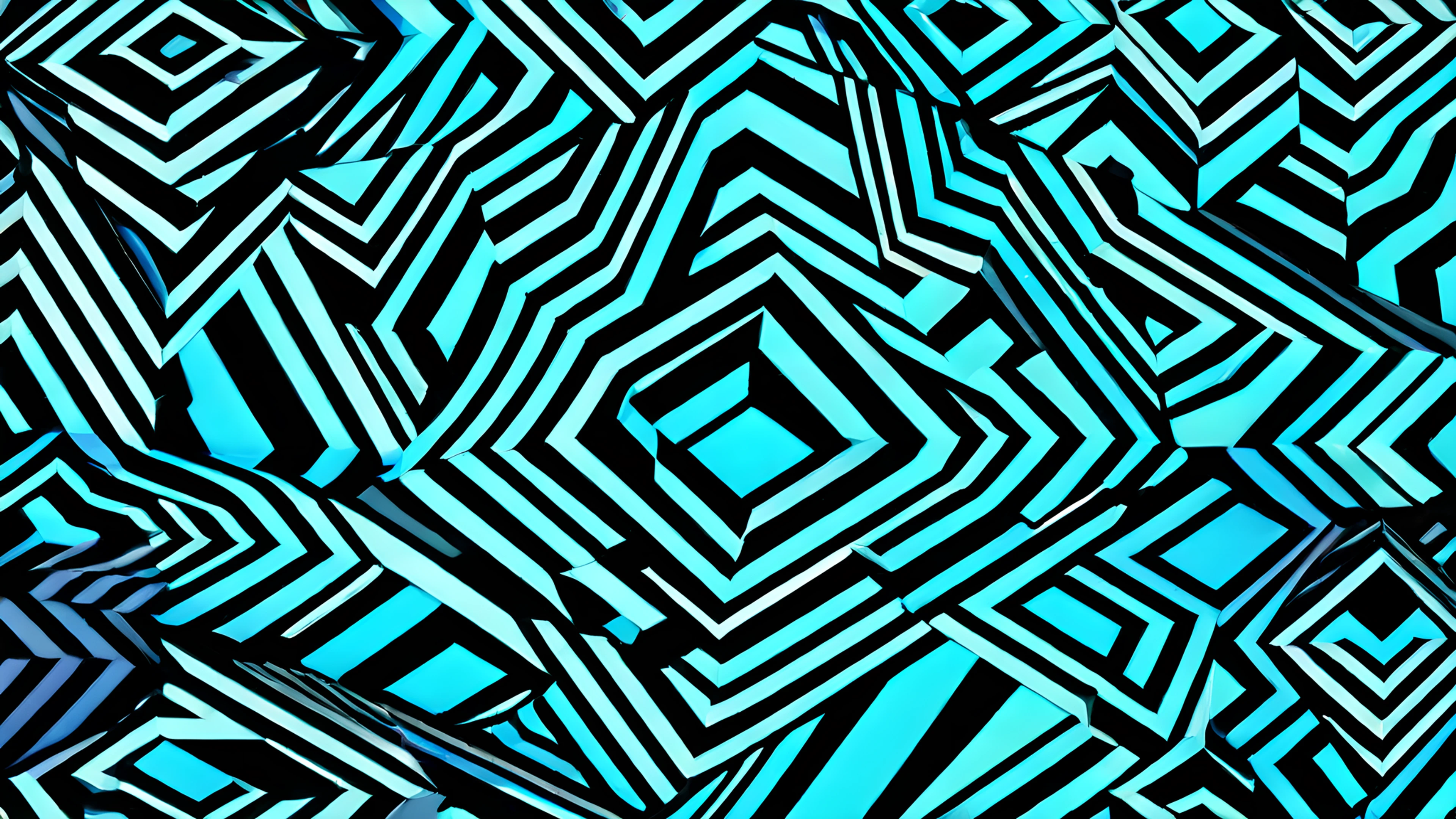 4K Abstract Geometric lines 2025-10-17