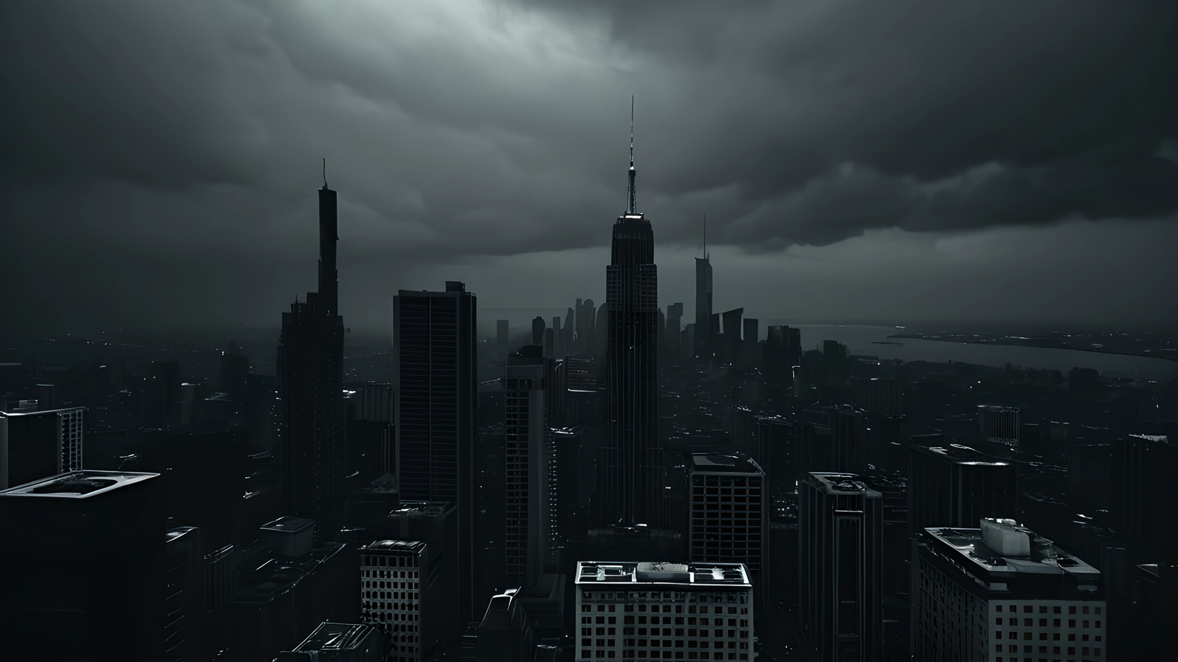 4K City Night Neon skyscraper 2025-10-17