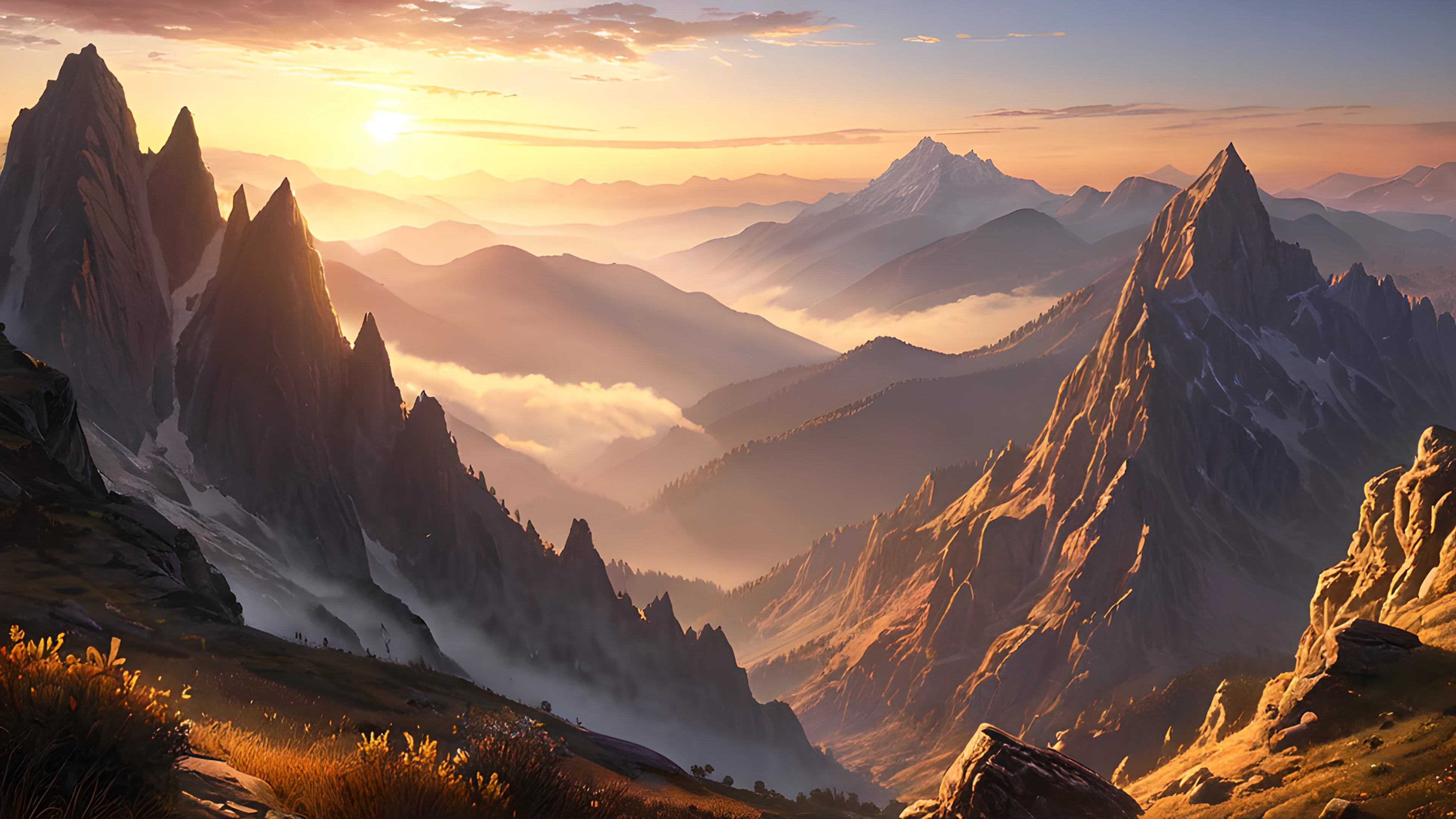 4K Epic Landscape mountain peak 2025-10-17