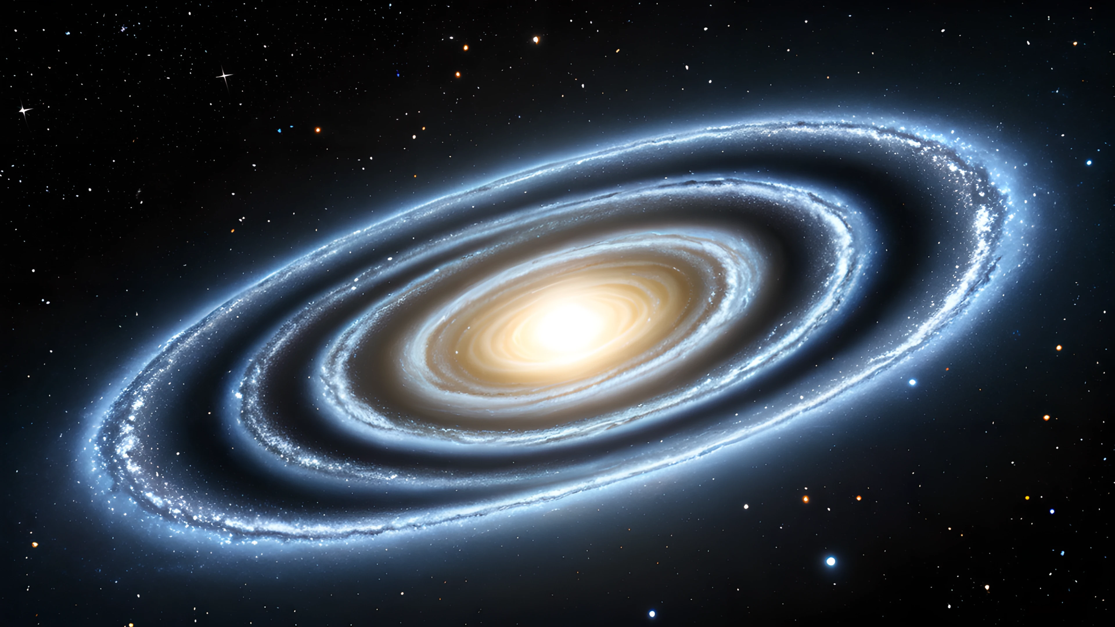 4K Space Nebula asteroid belt 2025-10-17