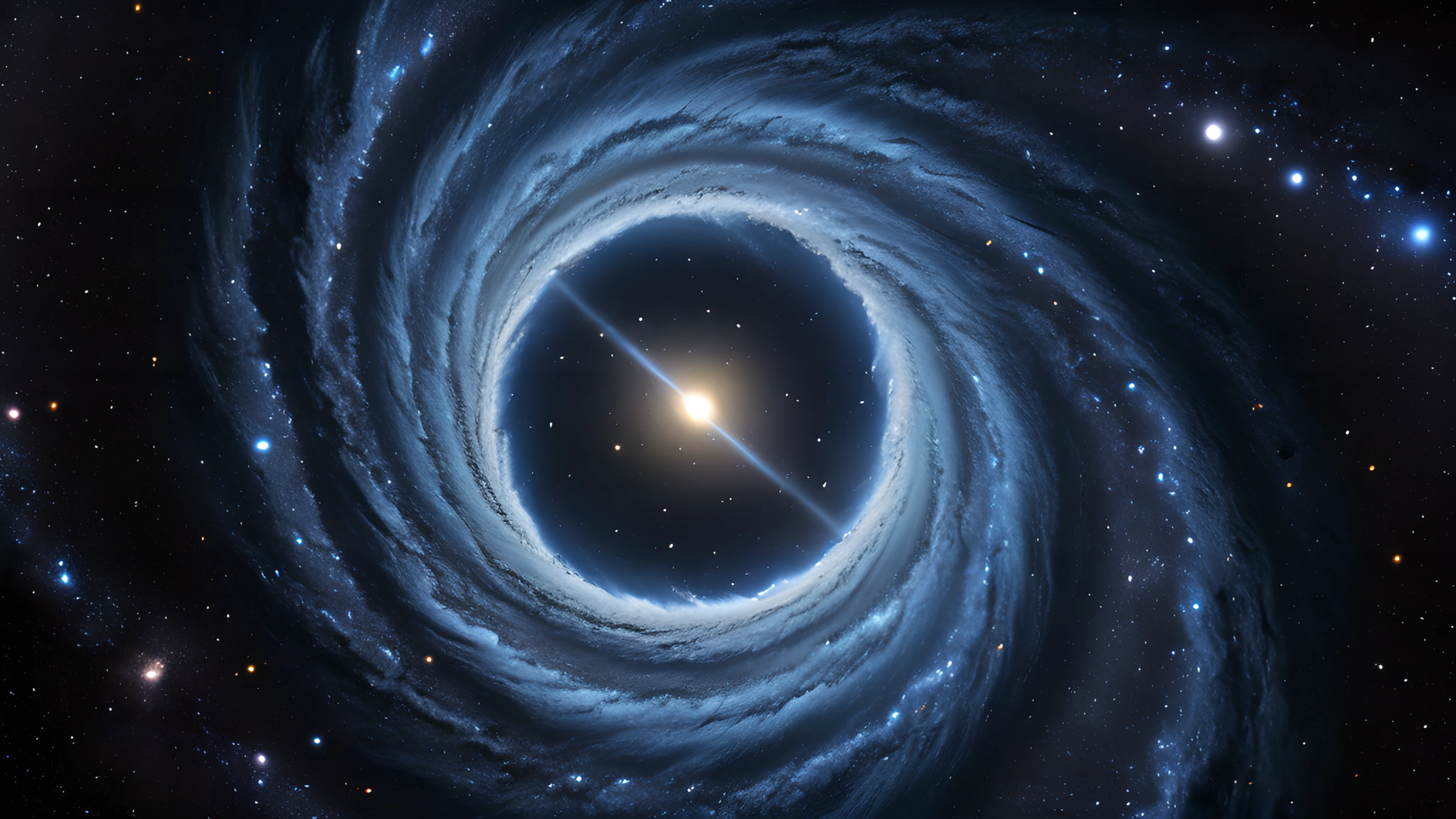 4K Space Nebula asteroid belt 2025-10-17