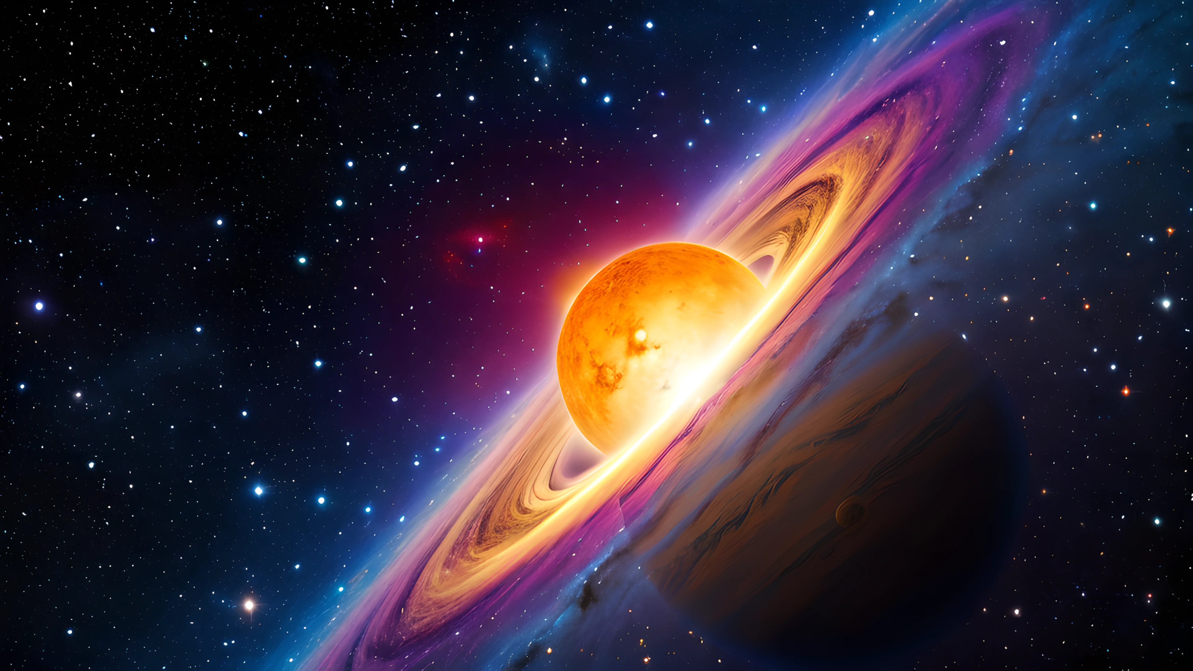 4K Space Nebula planet 2025-10-18