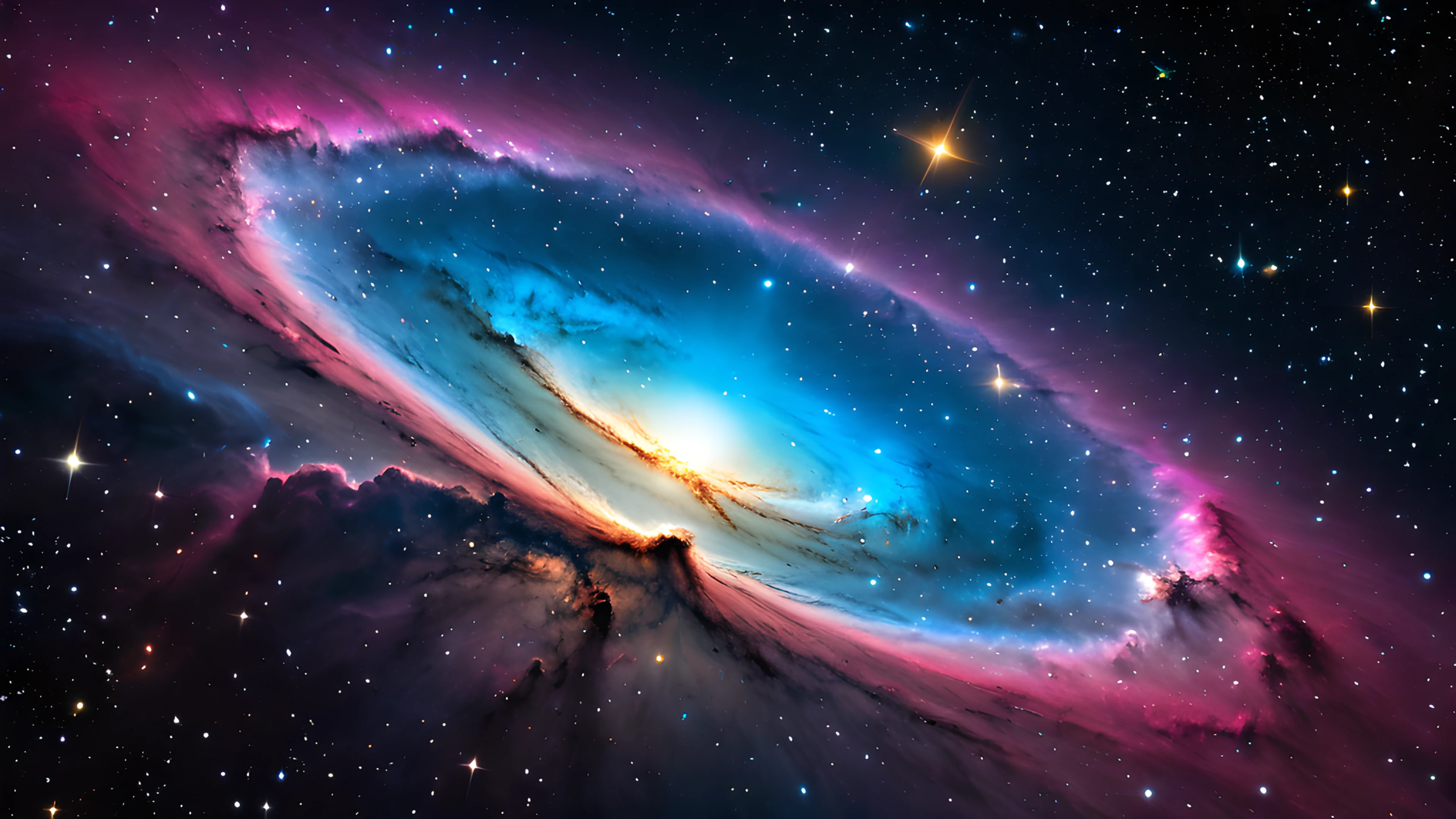 4K Space Nebula planet 2025-10-18