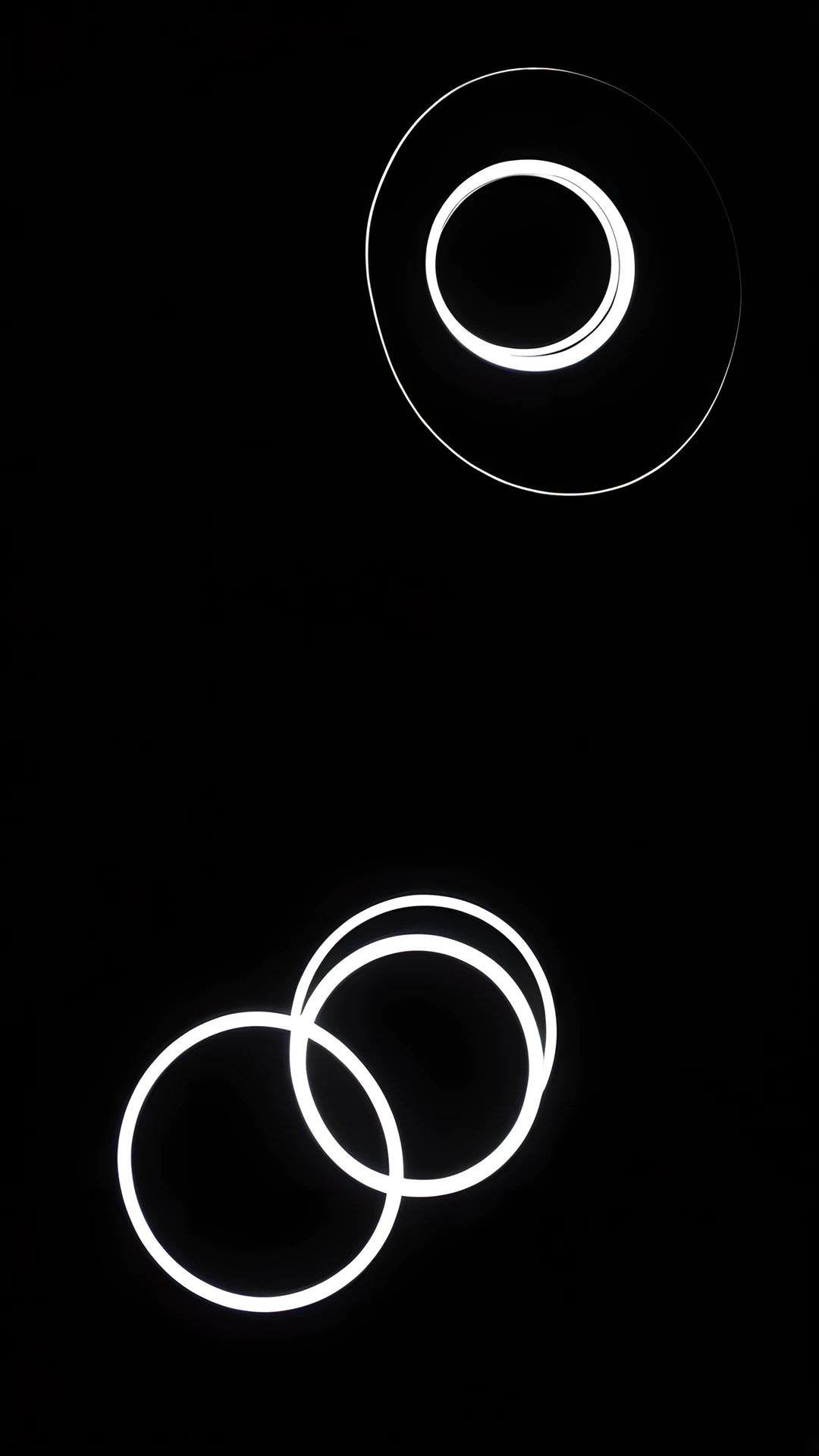 iPhone AMOLED Black Minimal circles 2025-10-17