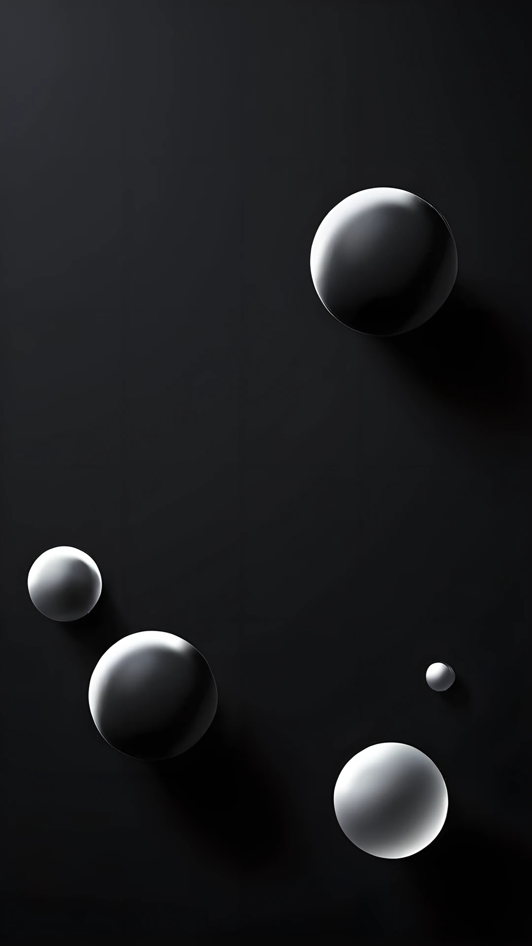 iPhone AMOLED Black Minimal spheres 2025-10-17