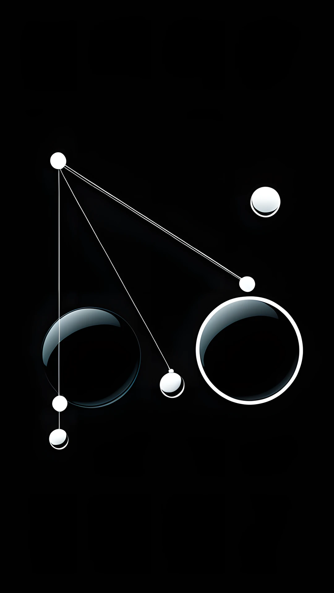 iPhone AMOLED Black Minimal spheres 2025-10-17