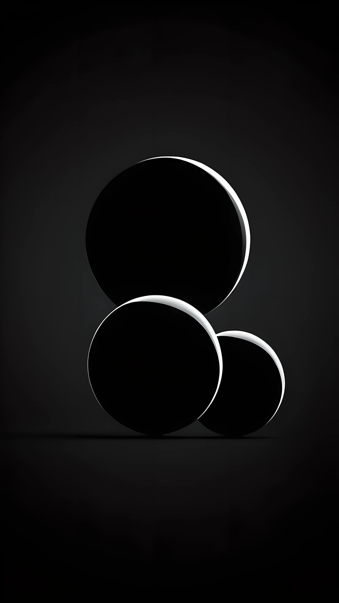 iPhone AMOLED Black Minimal spheres 2025-10-18