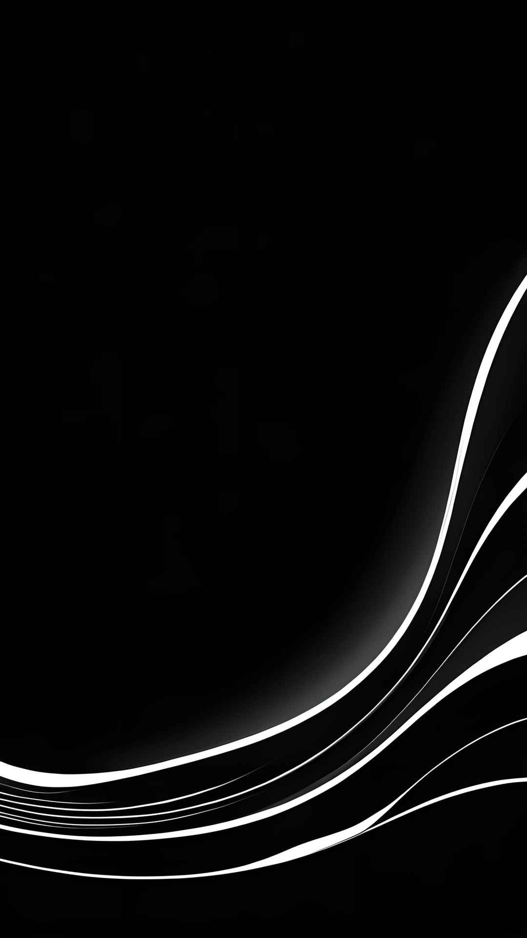 iPhone AMOLED Black Minimal waves 2025-10-17