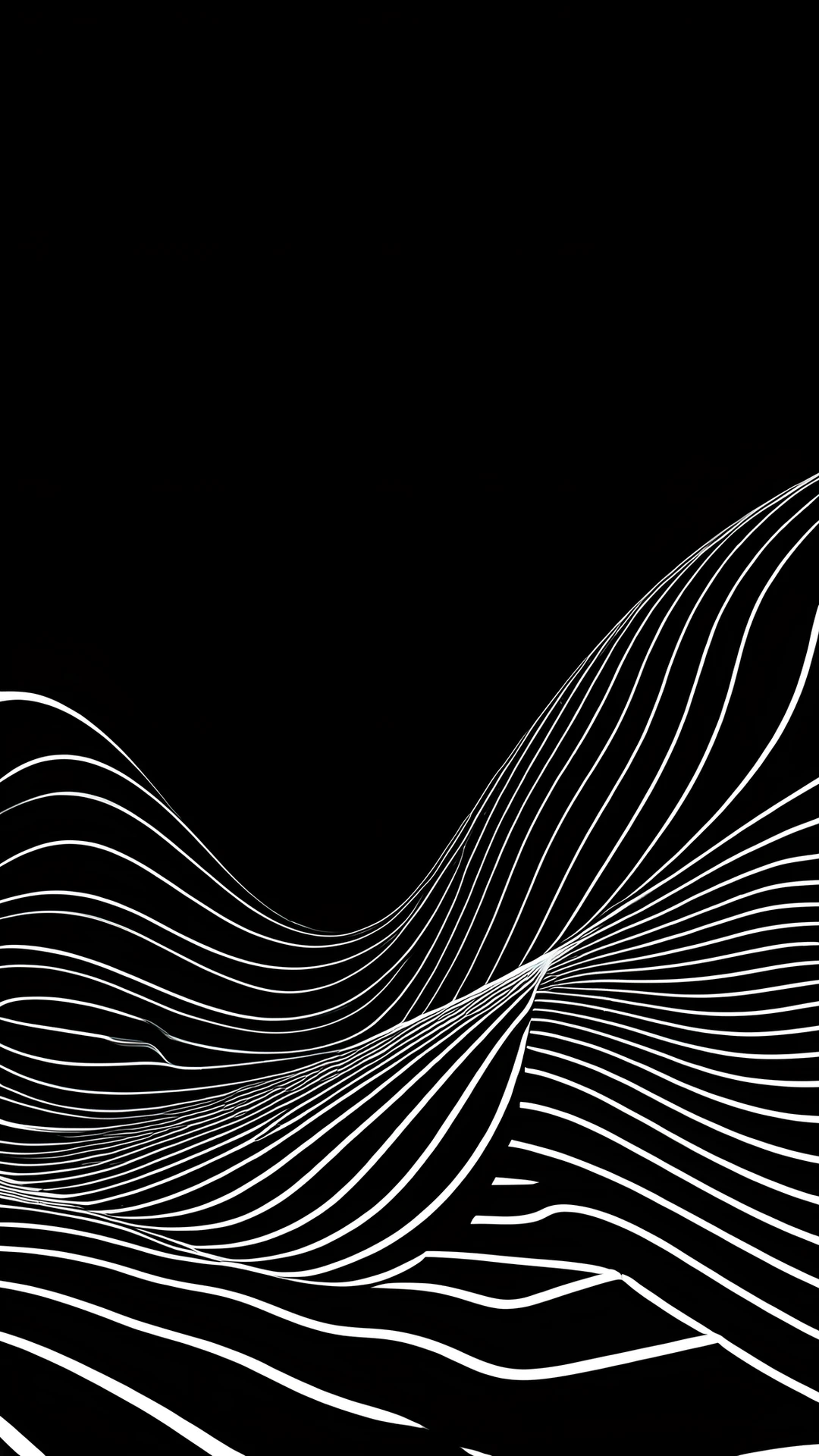 iPhone AMOLED Black Minimal waves 2025-10-18
