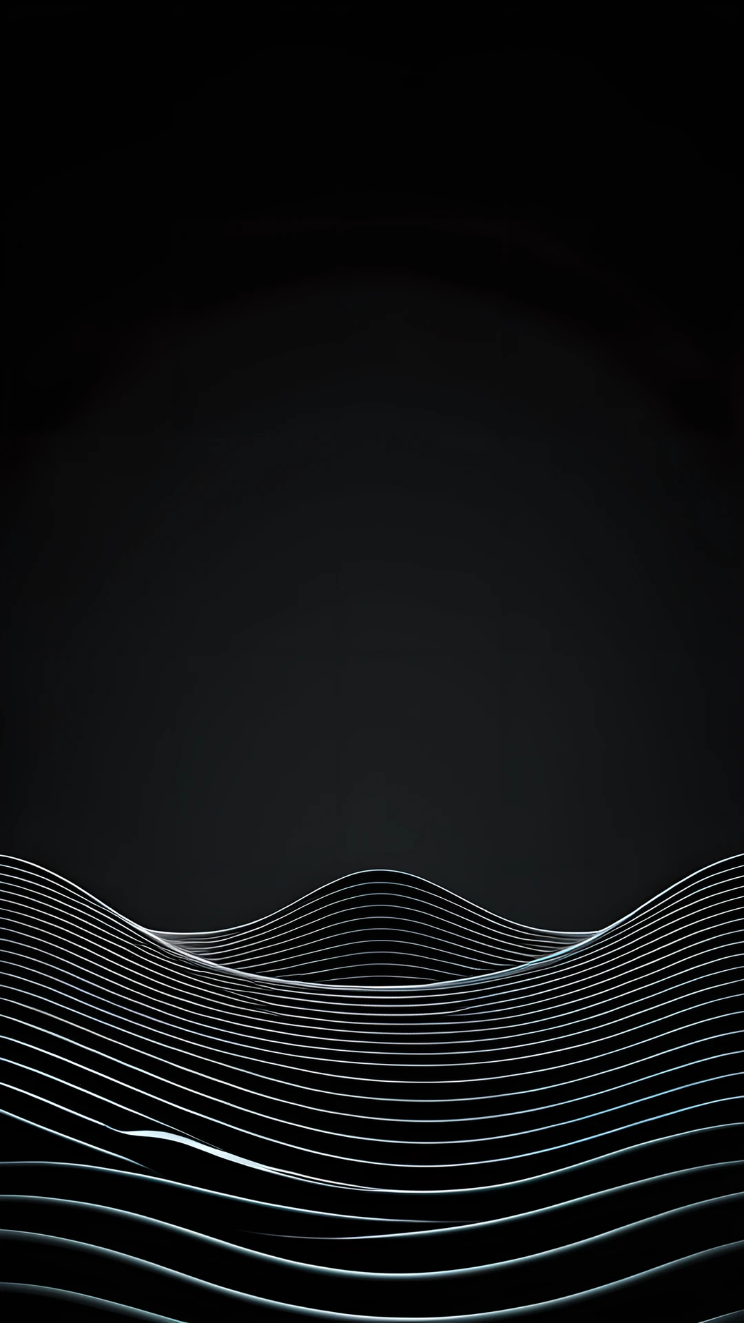 iPhone AMOLED Black Minimal waves 2025-10-18