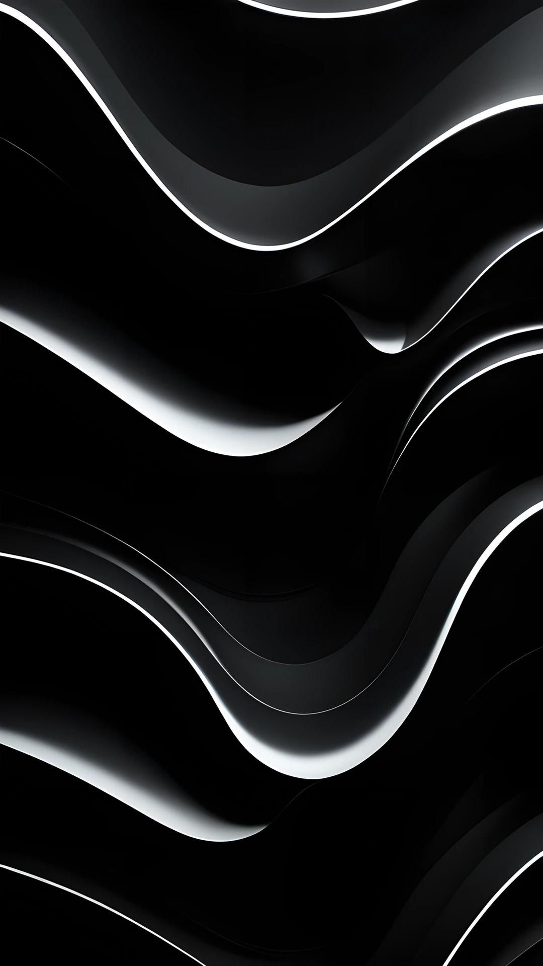 iPhone AMOLED Black Minimal waves 2025-10-18