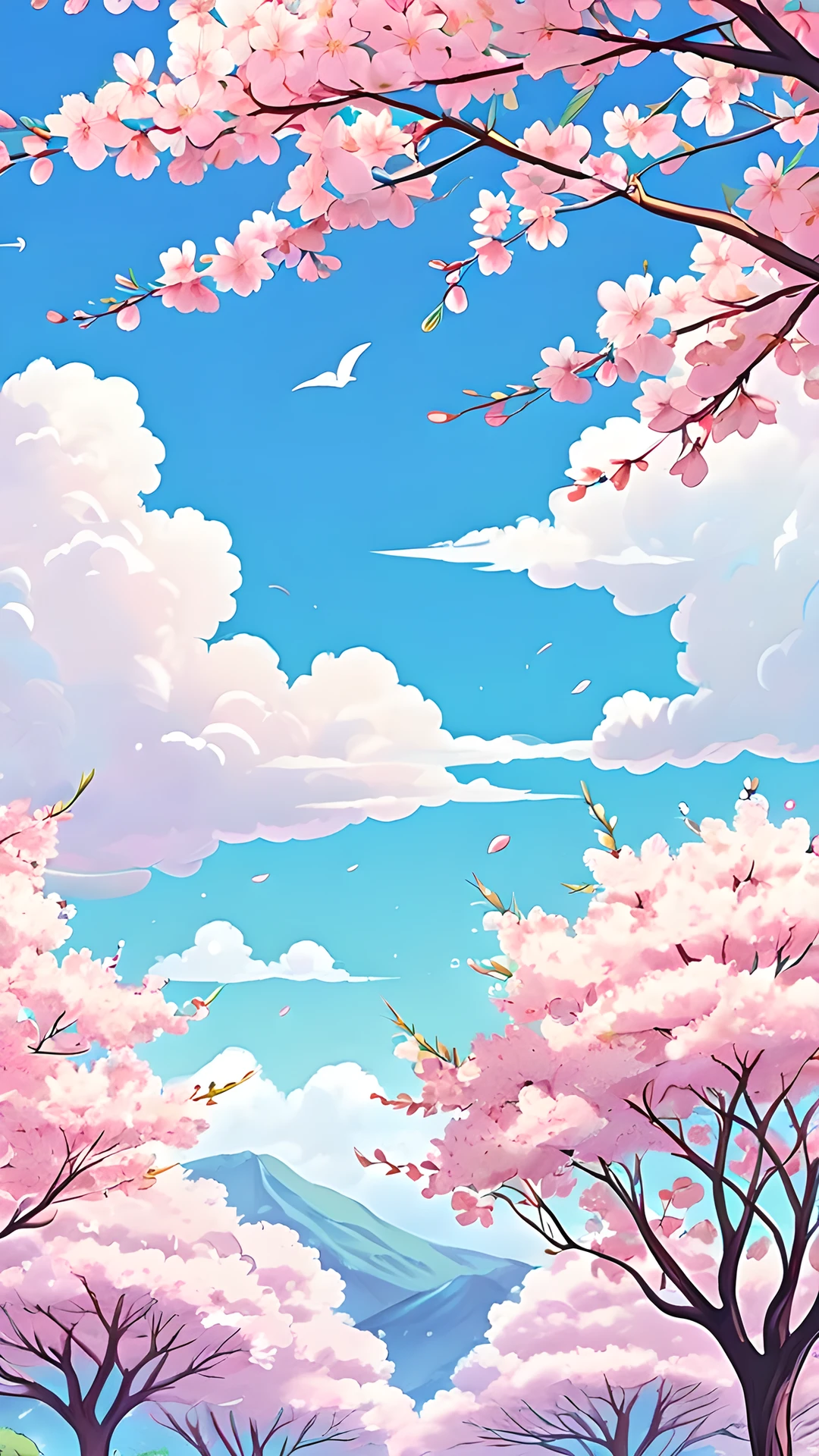 iPhone Anime Aesthetic (Safe) cherry blossoms 2025-10-18
