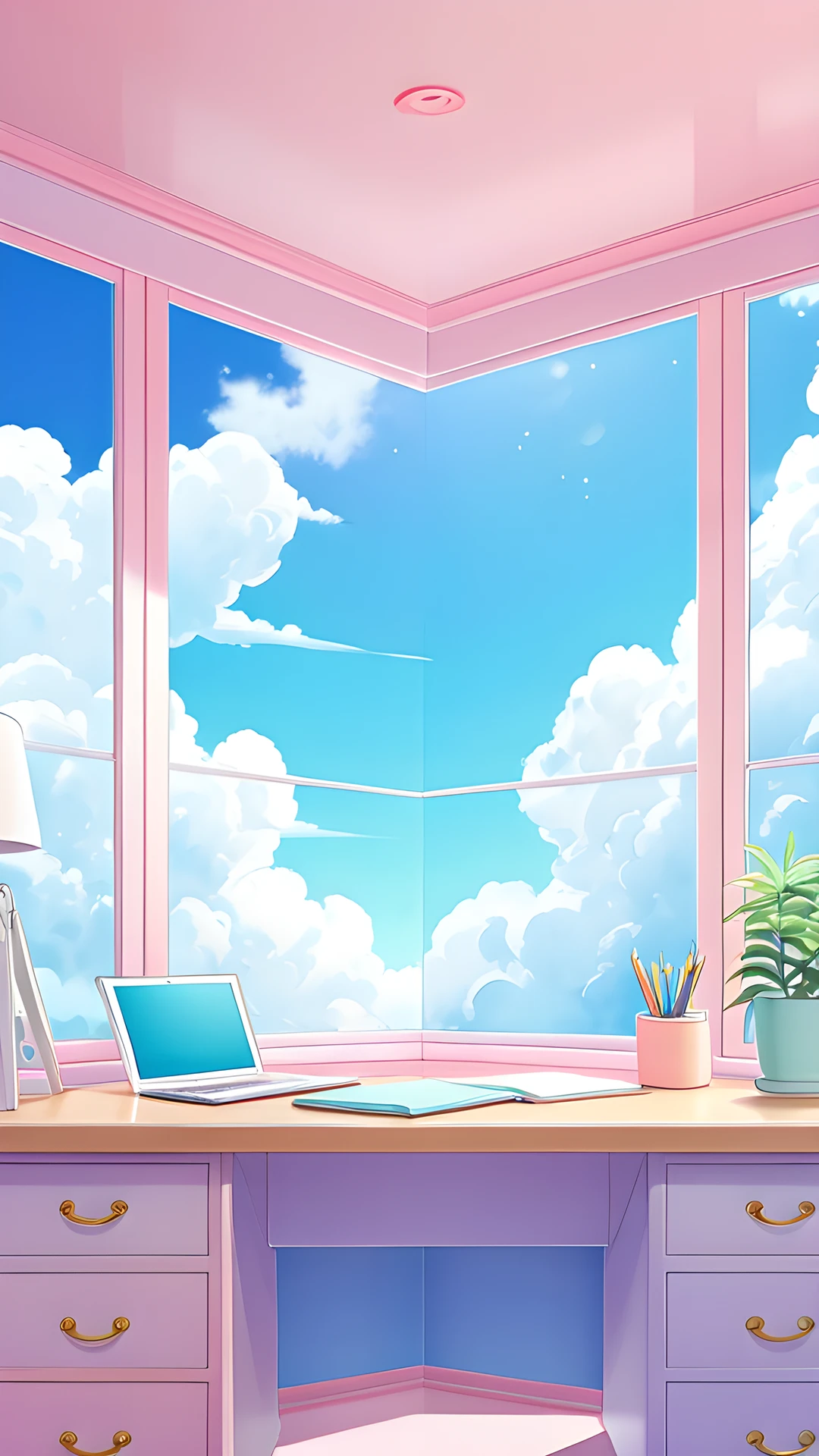 iPhone Anime Aesthetic (Safe) room desk 2025-10-17