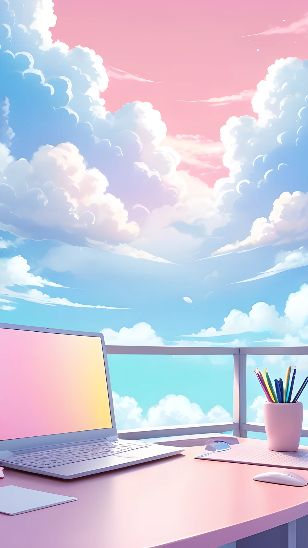 iPhone Anime Aesthetic (Safe) room desk 2025-10-18