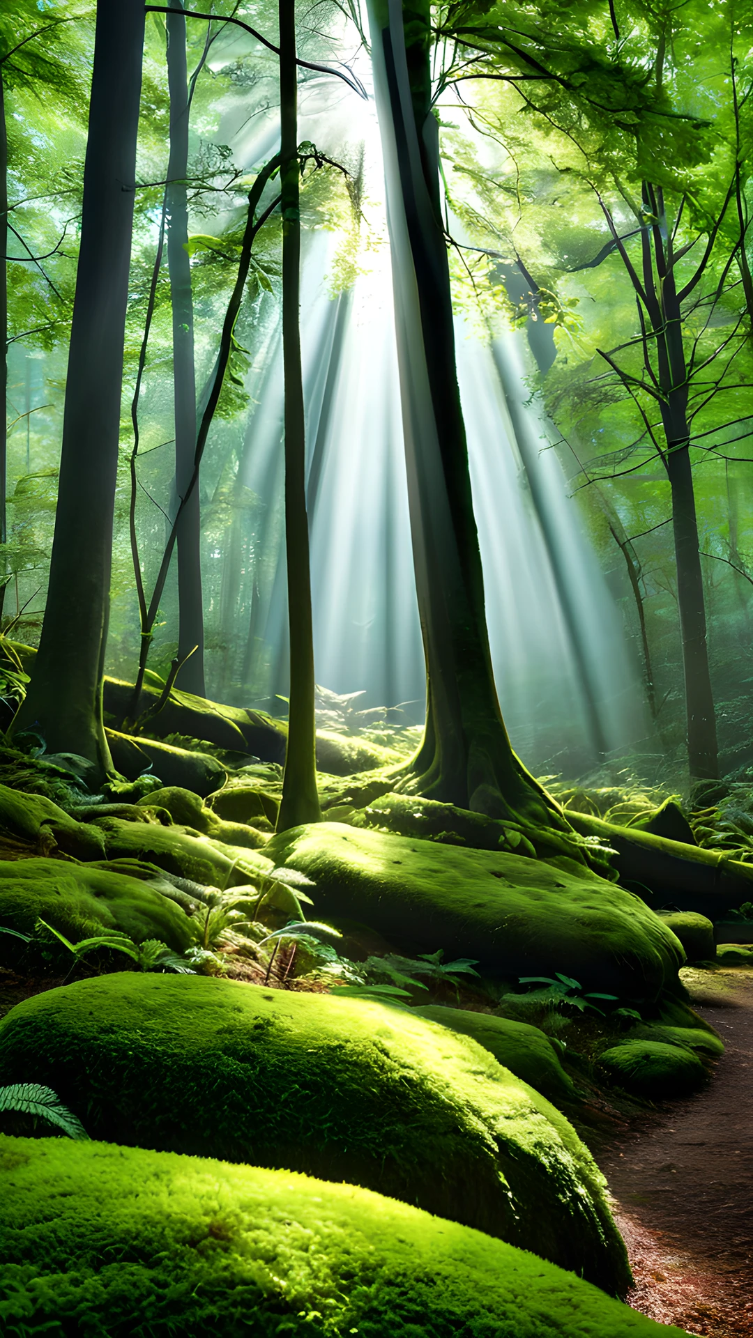 iPhone Nature Green Forest moss 2025-10-18