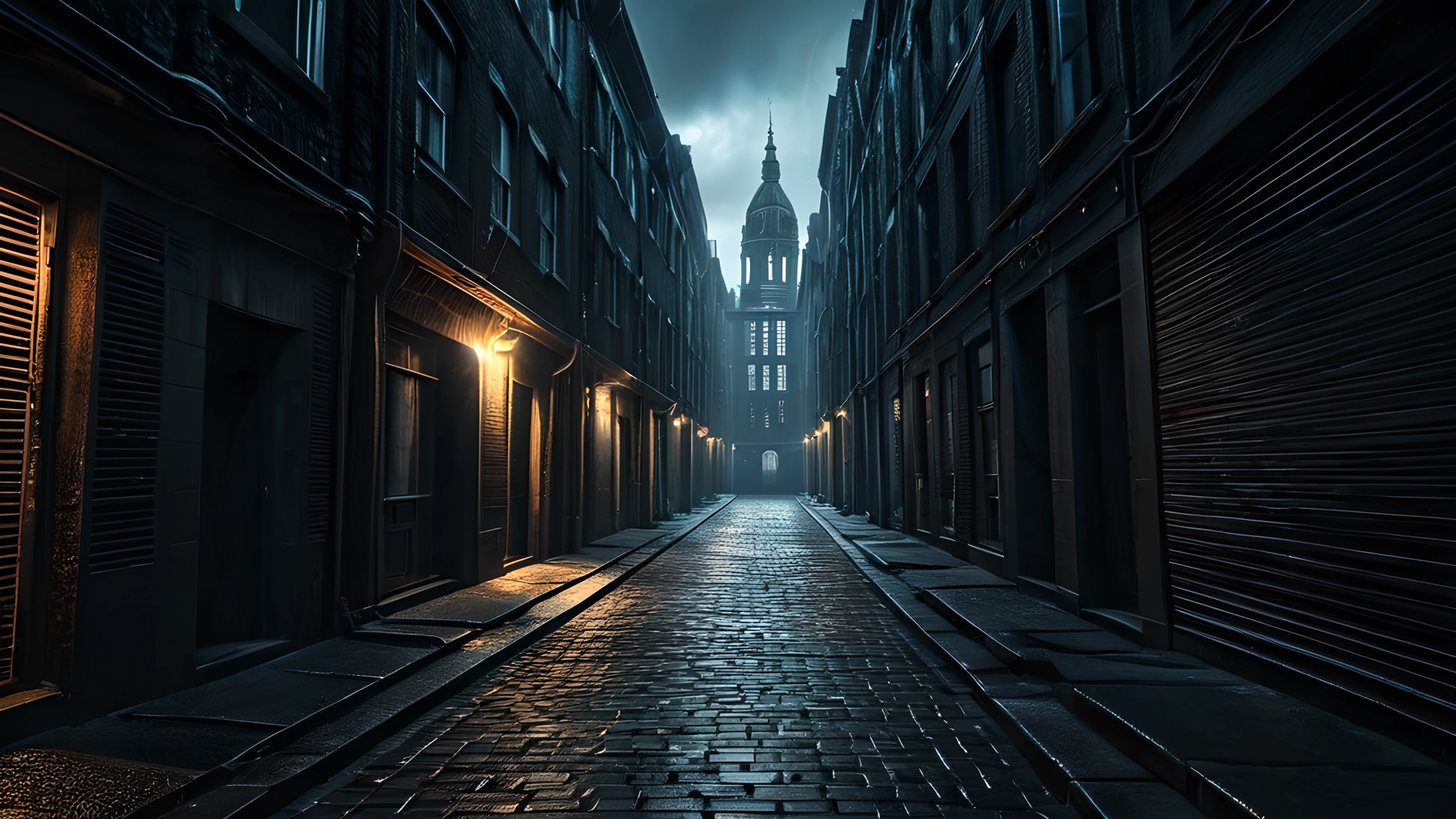 4K City Night Neon alley 2025-10-18