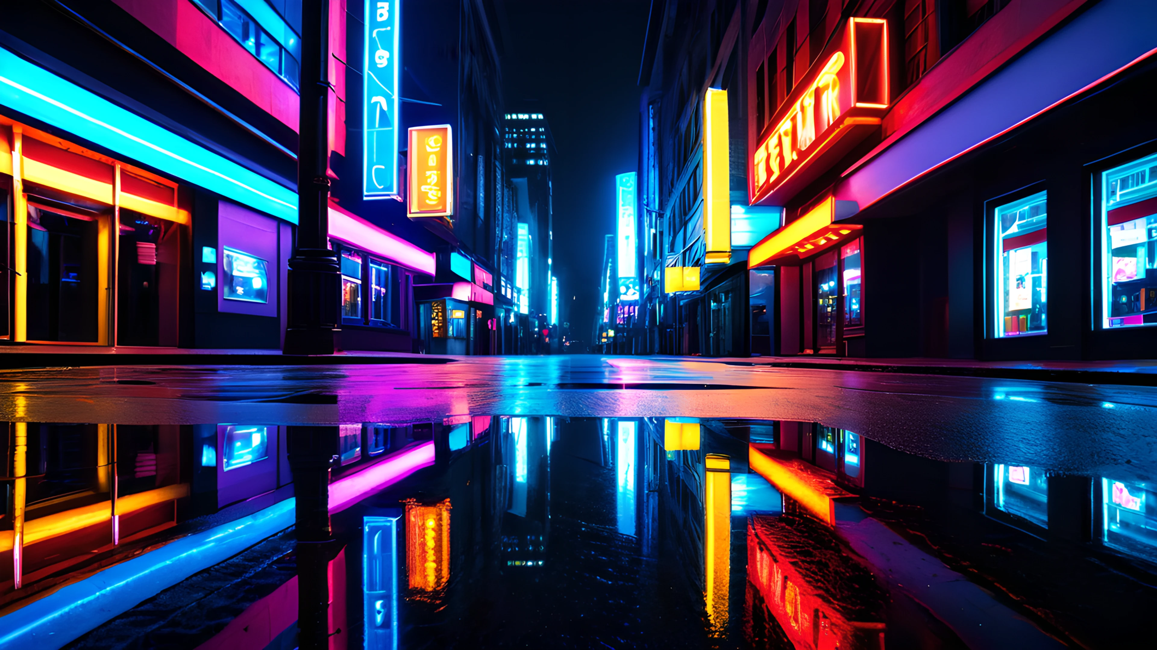 4K City Night Neon signs 2025-10-18