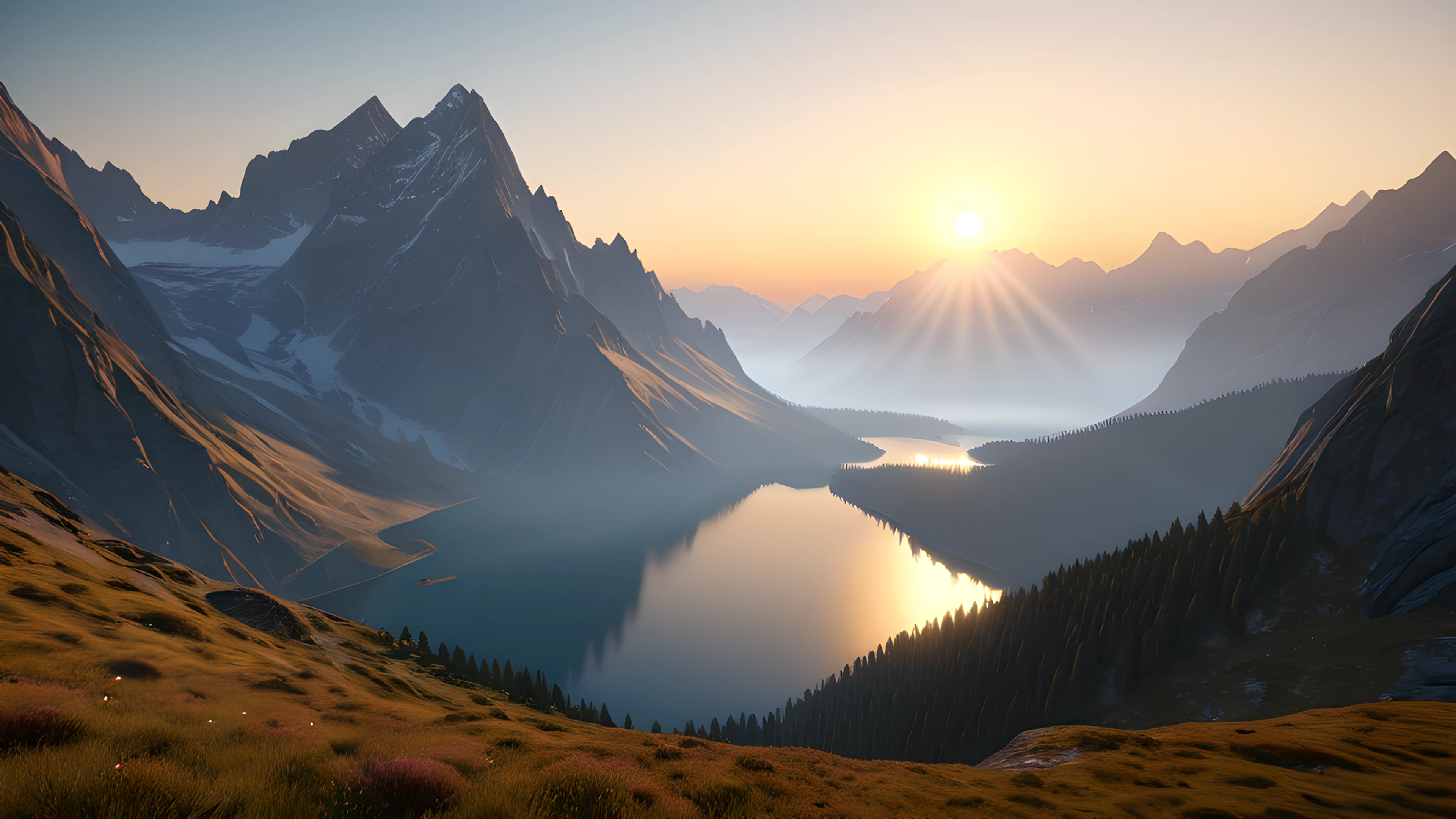 4K Epic Landscape lake 2025-10-18