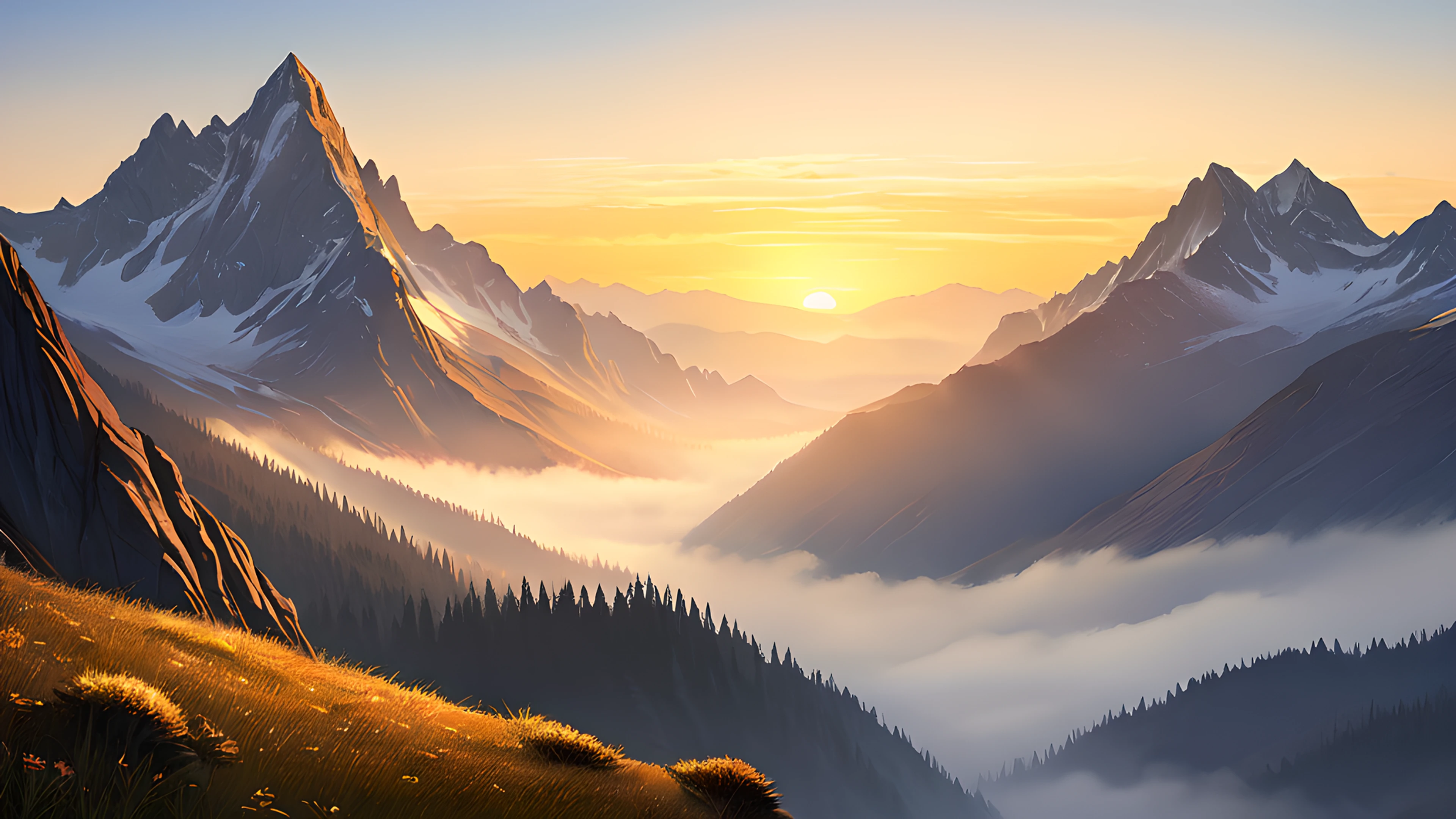 4K Epic Landscape mountain peak 2025-10-18