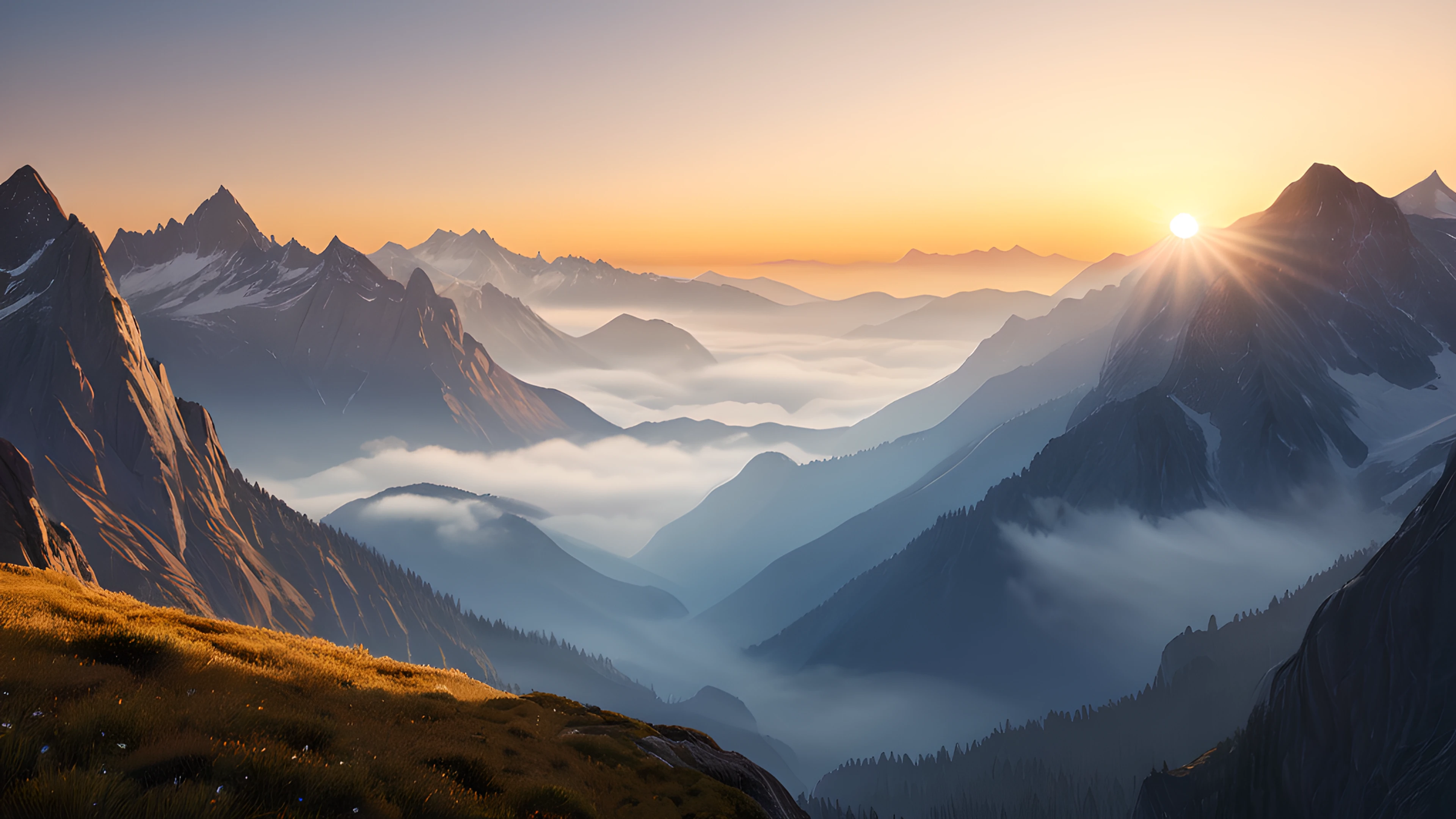 4K Epic Landscape mountain peak 2025-10-18