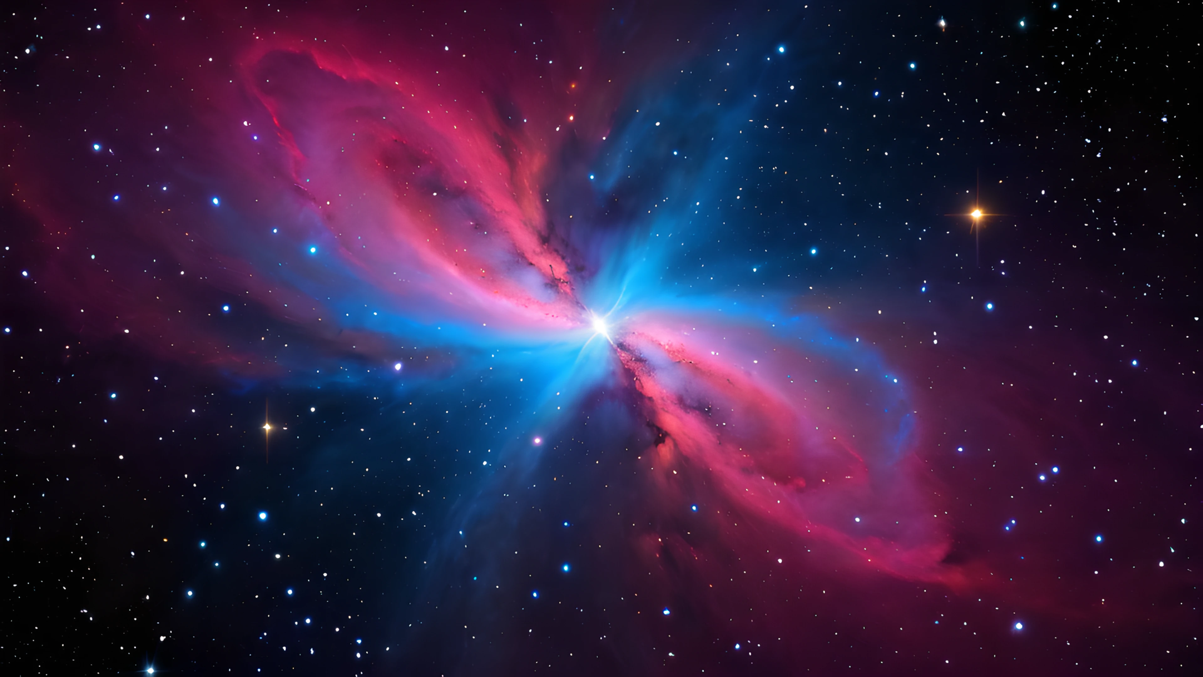 4K Space Nebula asteroid belt 2025-10-18