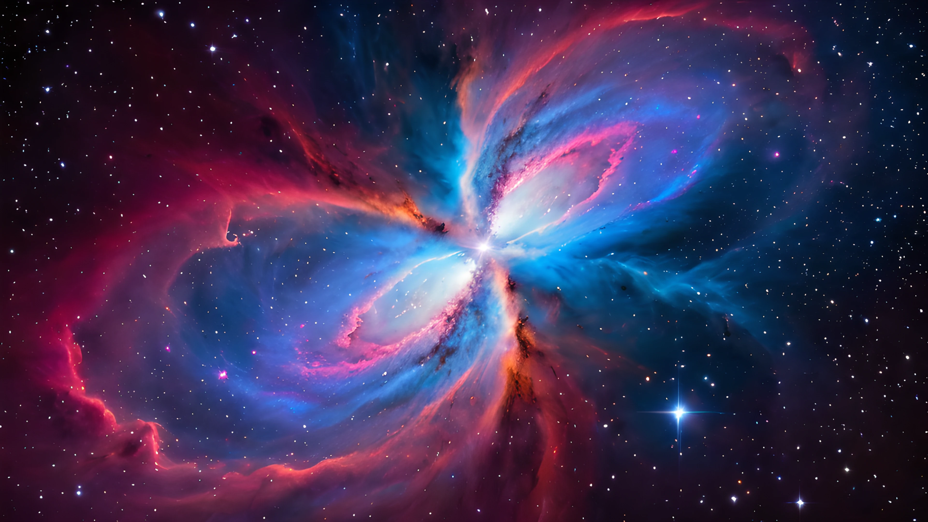 4K Space Nebula cosmic dust 2025-10-18