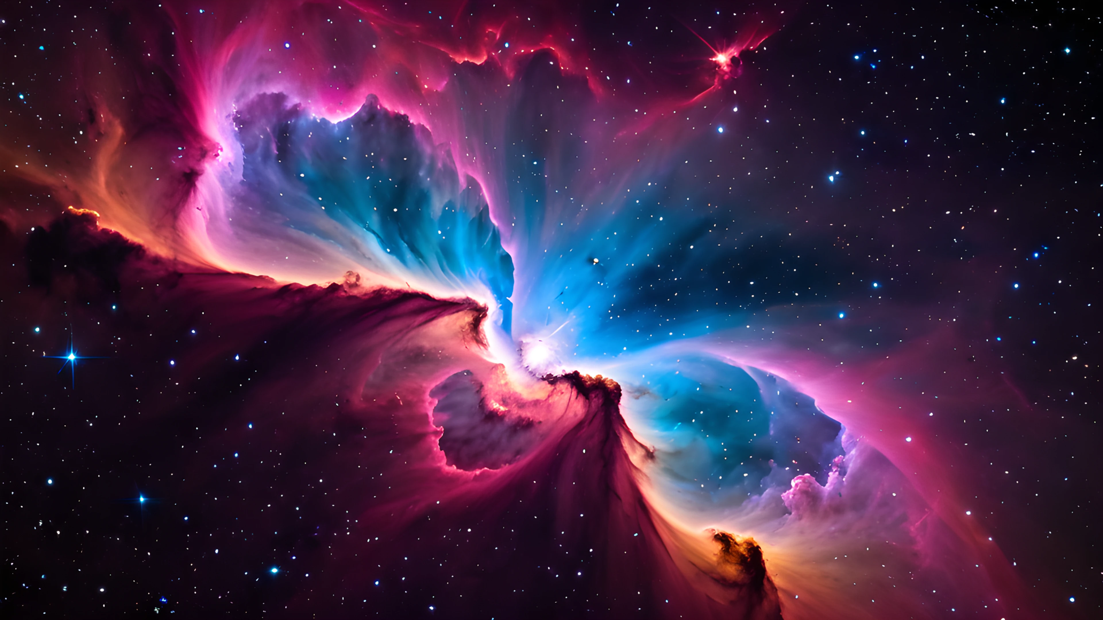 4K Space Nebula cosmic dust 2025-10-18