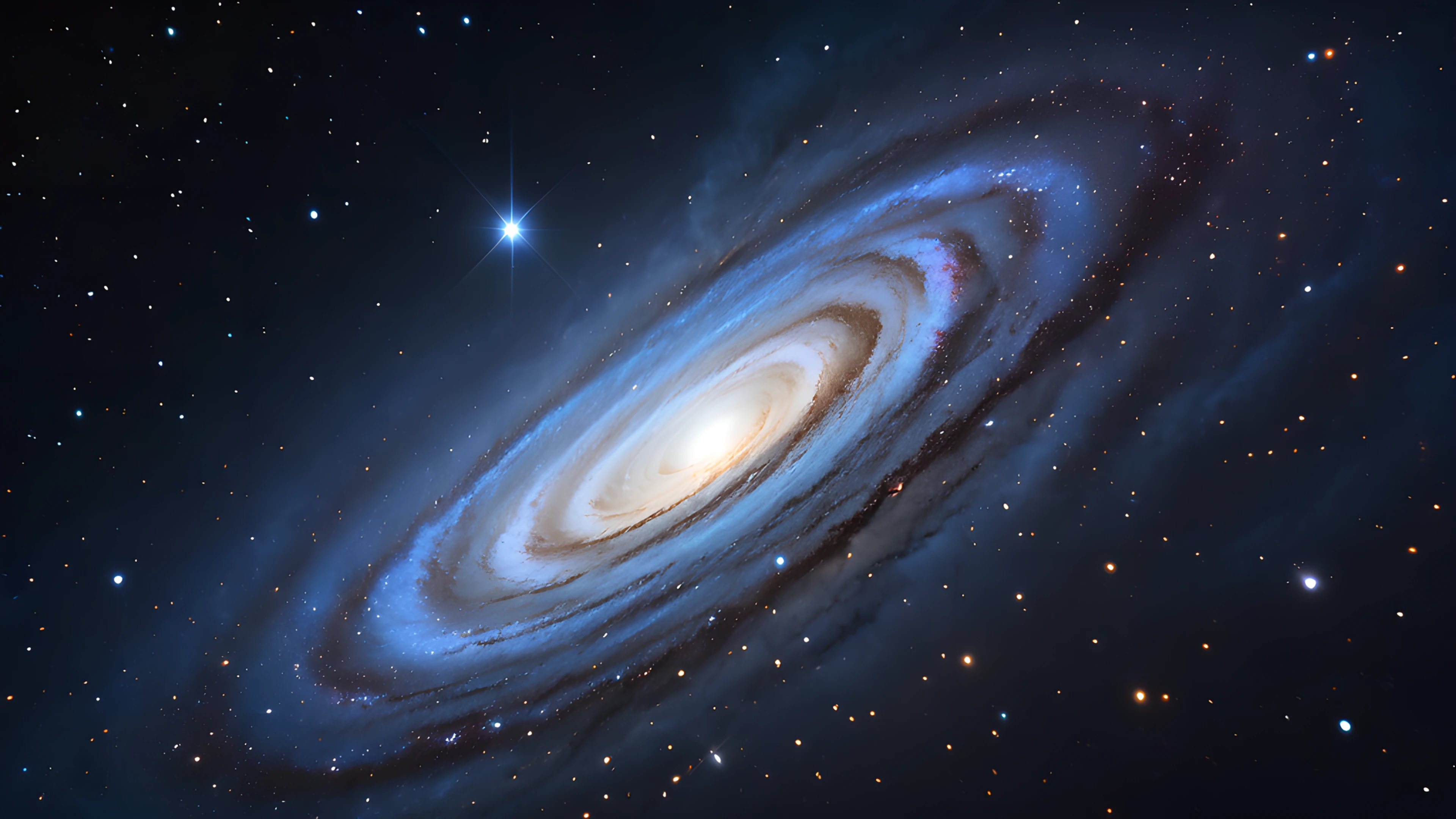 4K Space Nebula star cluster 2025-10-18