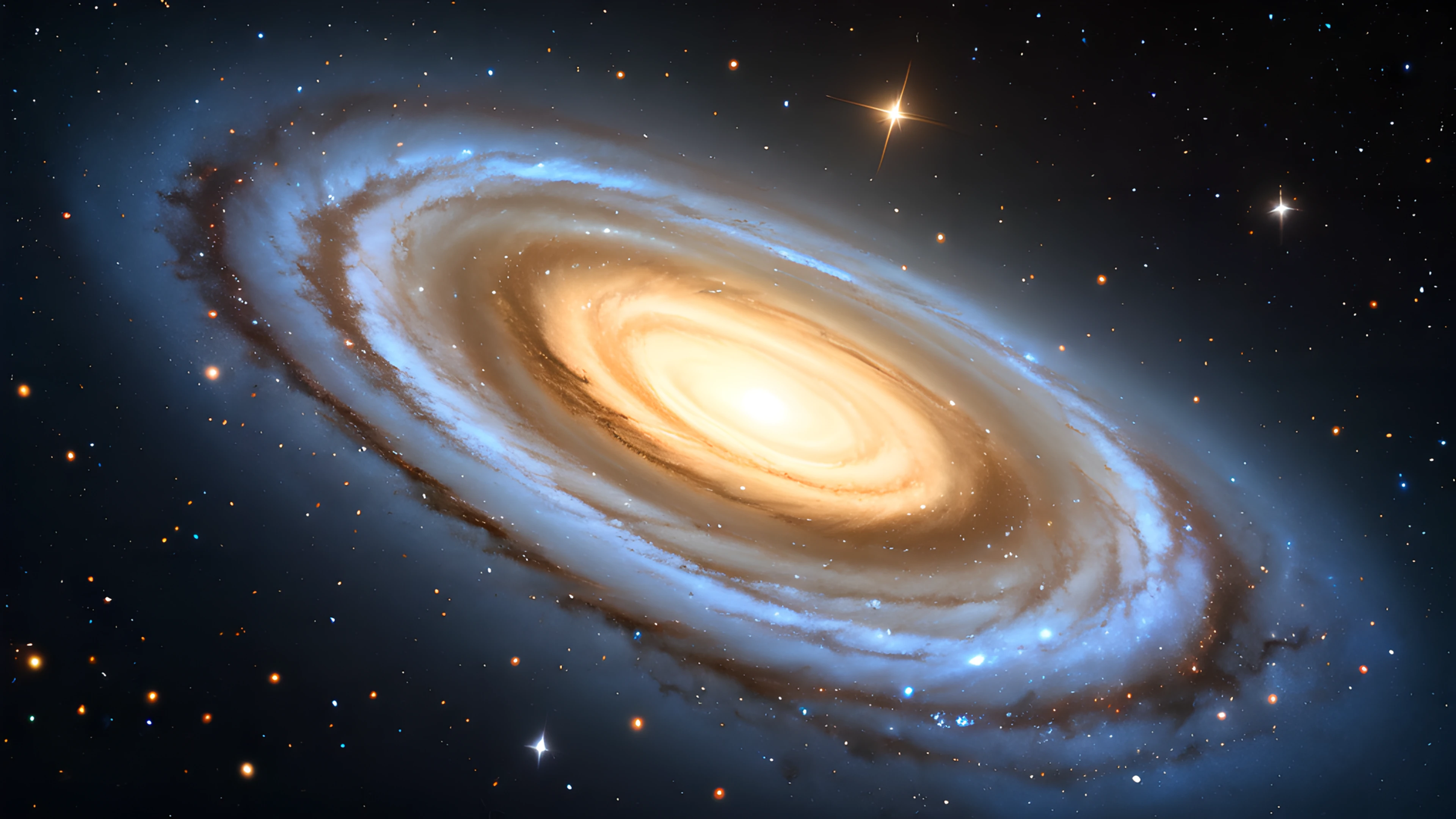 4K Space Nebula star cluster 2025-10-18