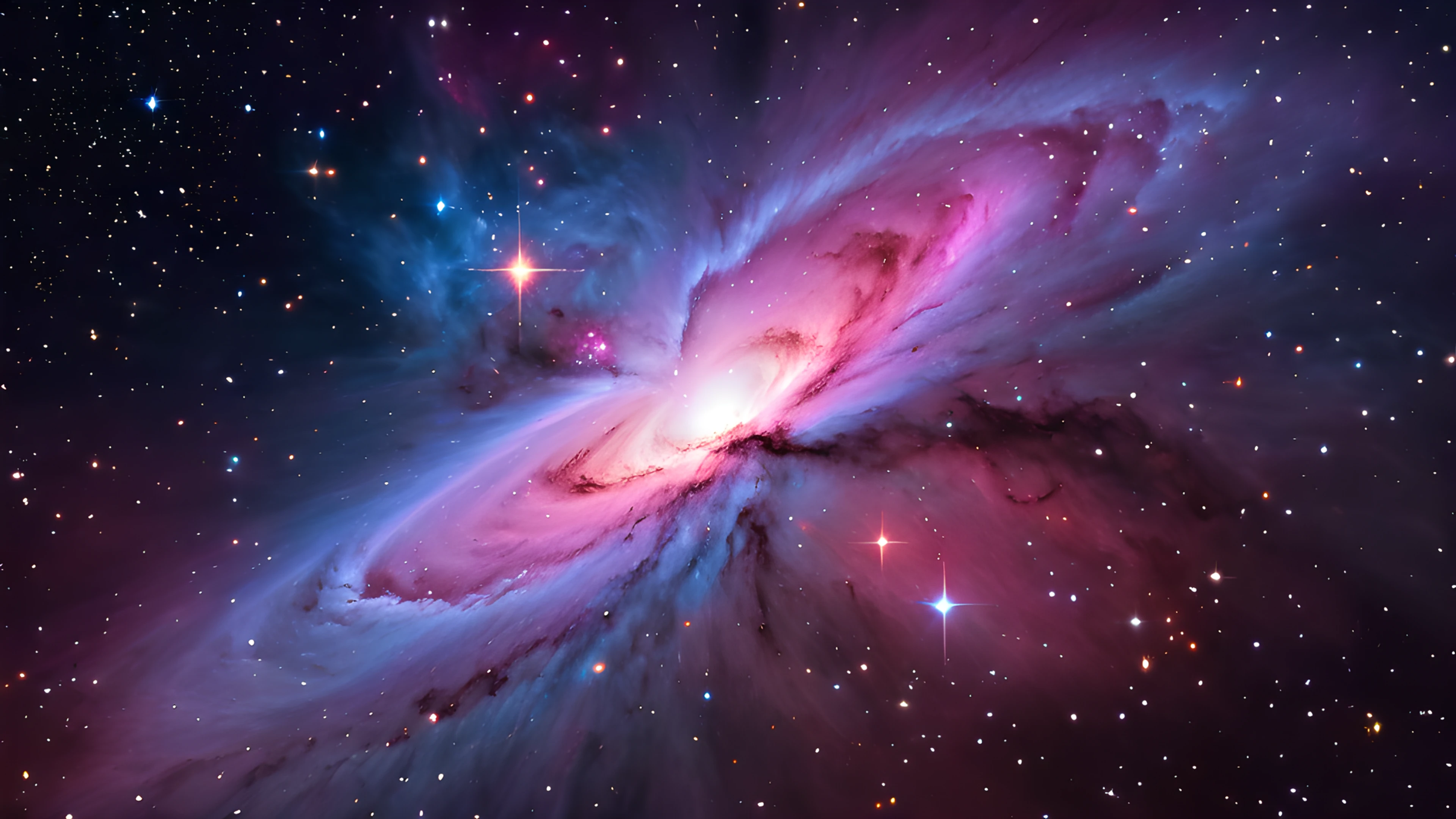 4K Space Nebula star cluster 2025-10-18