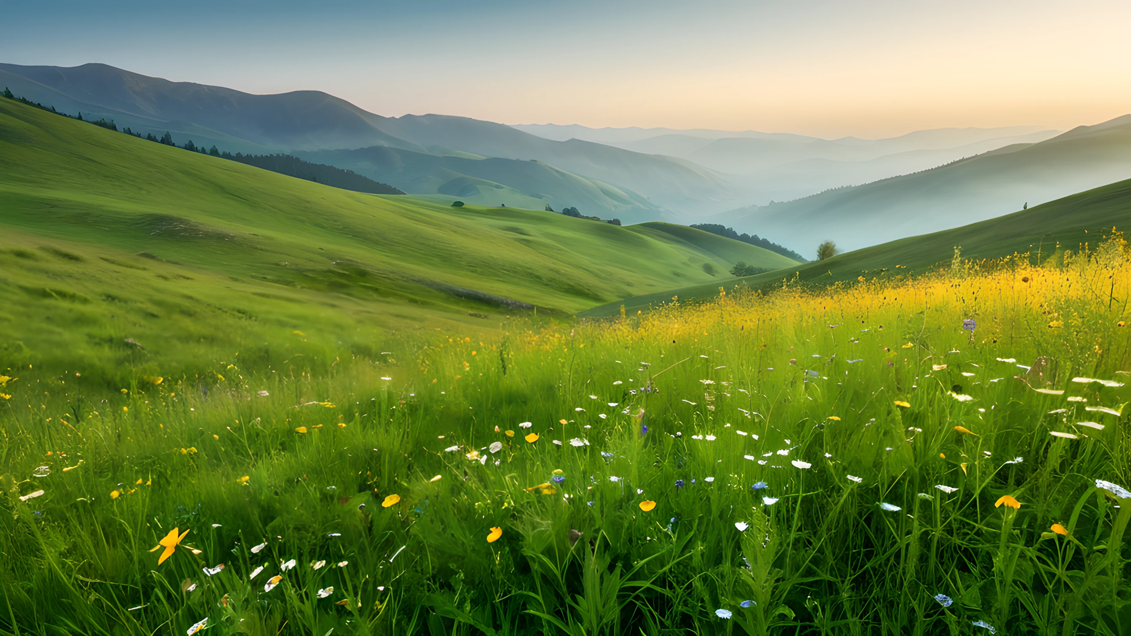 4K Spring Meadow hills 2025-10-18