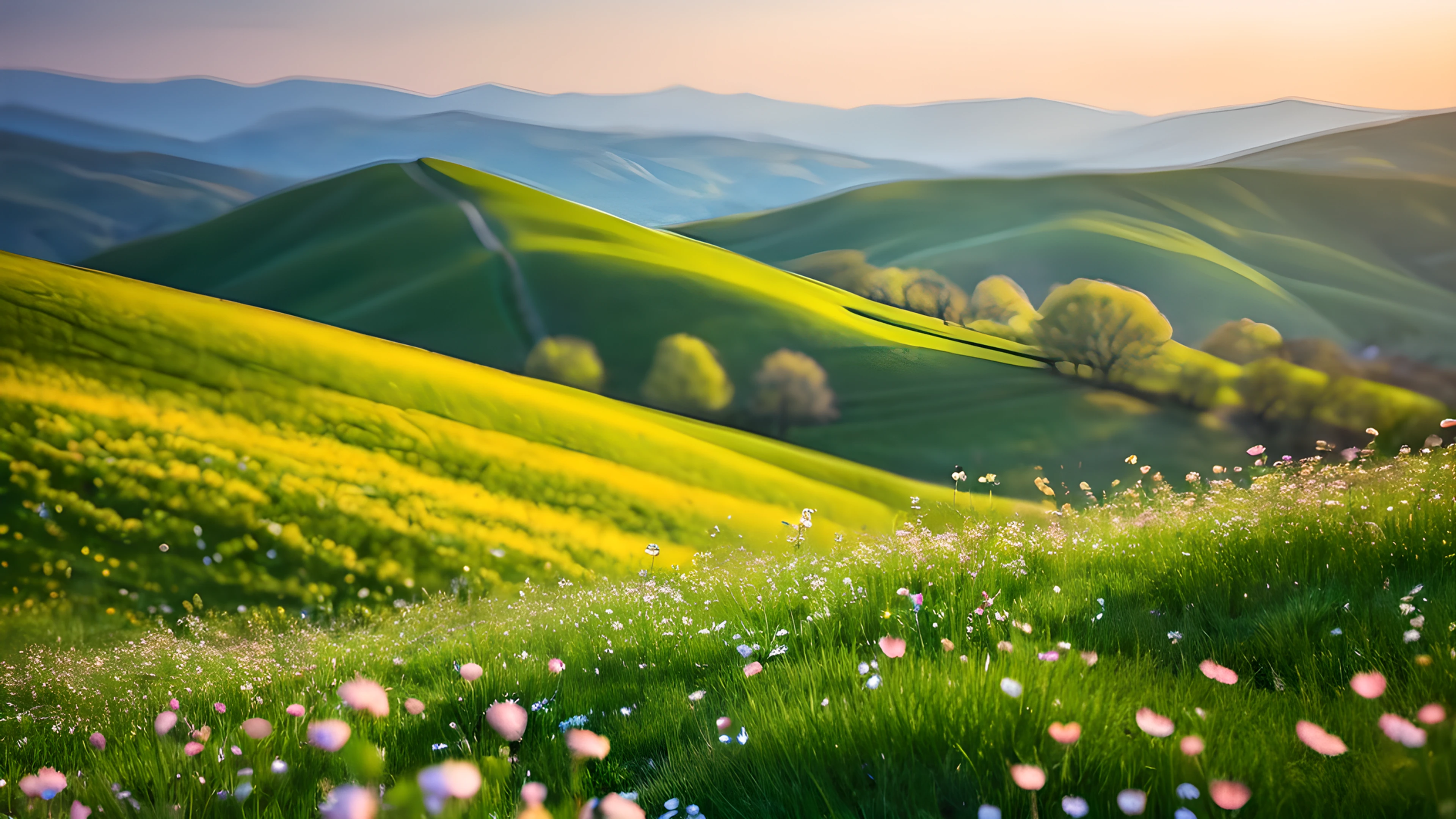 4K Spring Meadow hills 2025-10-18