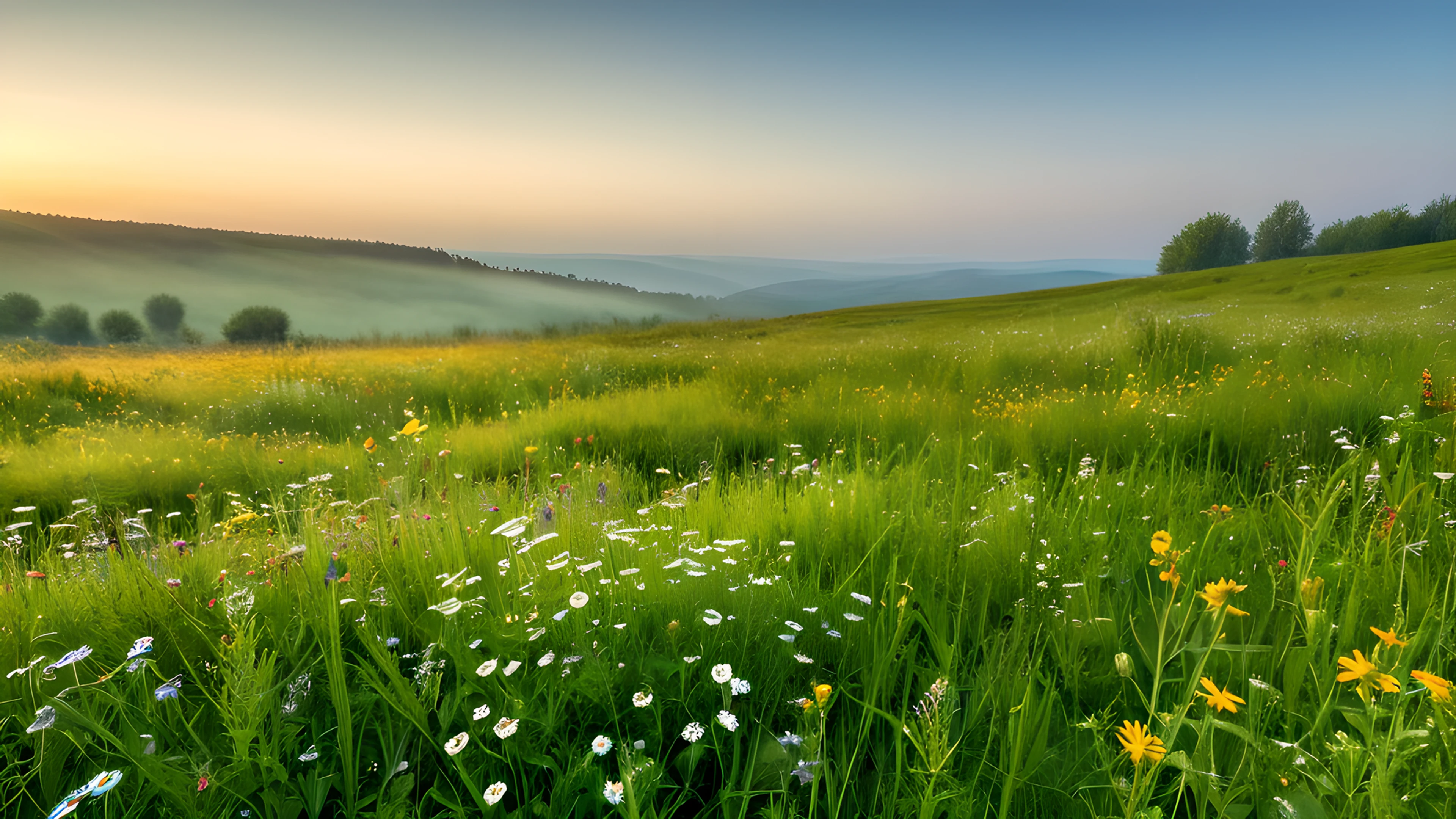 4K Spring Meadow wildflowers 2025-10-18