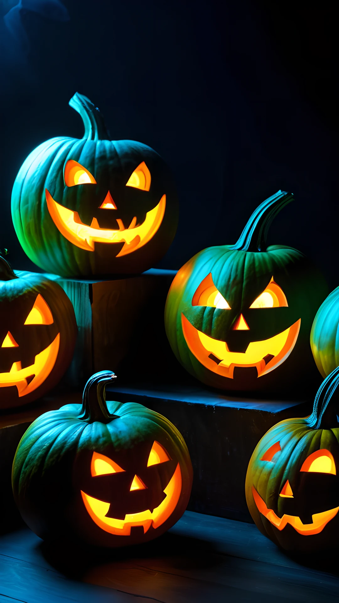 Halloween Neon Pumpkins (Mobile) bats 2025-10-18