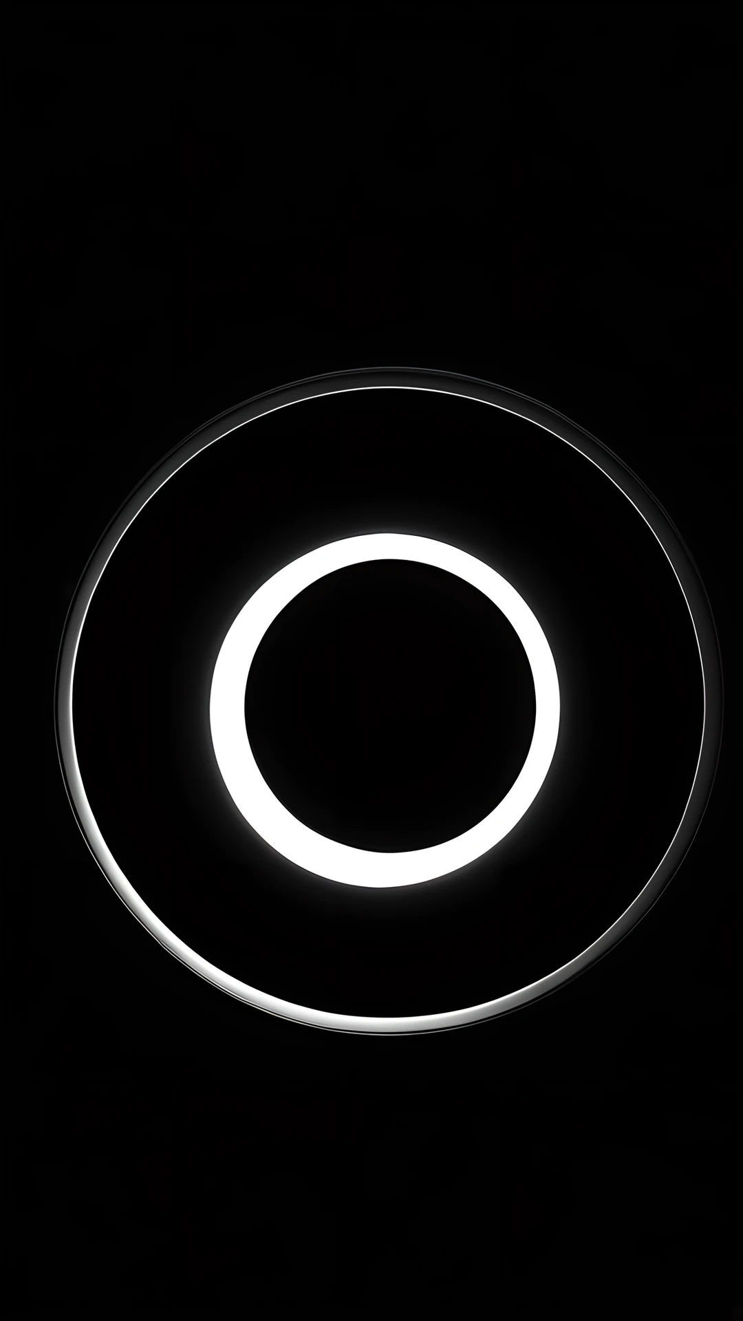iPhone AMOLED Black Minimal circles 2025-10-18