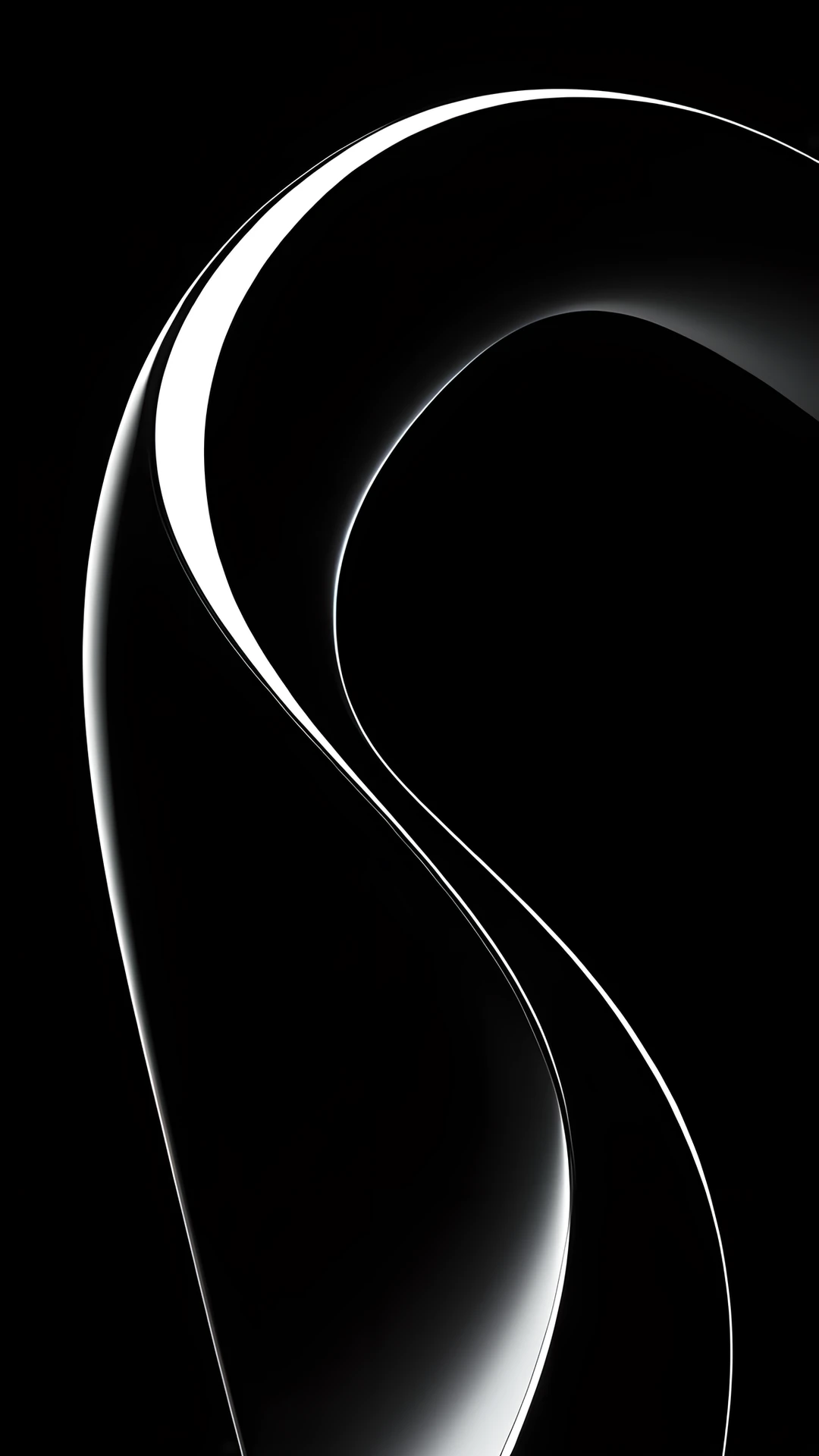 iPhone AMOLED Black Minimal curves 2025-10-18