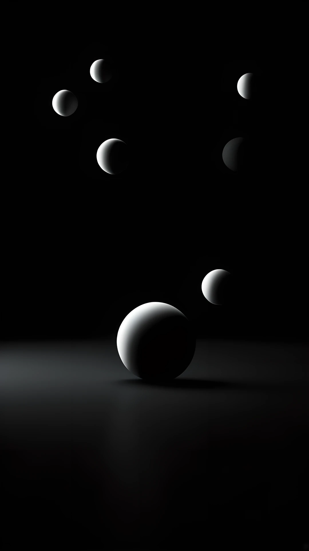 iPhone AMOLED Black Minimal spheres 2025-10-18