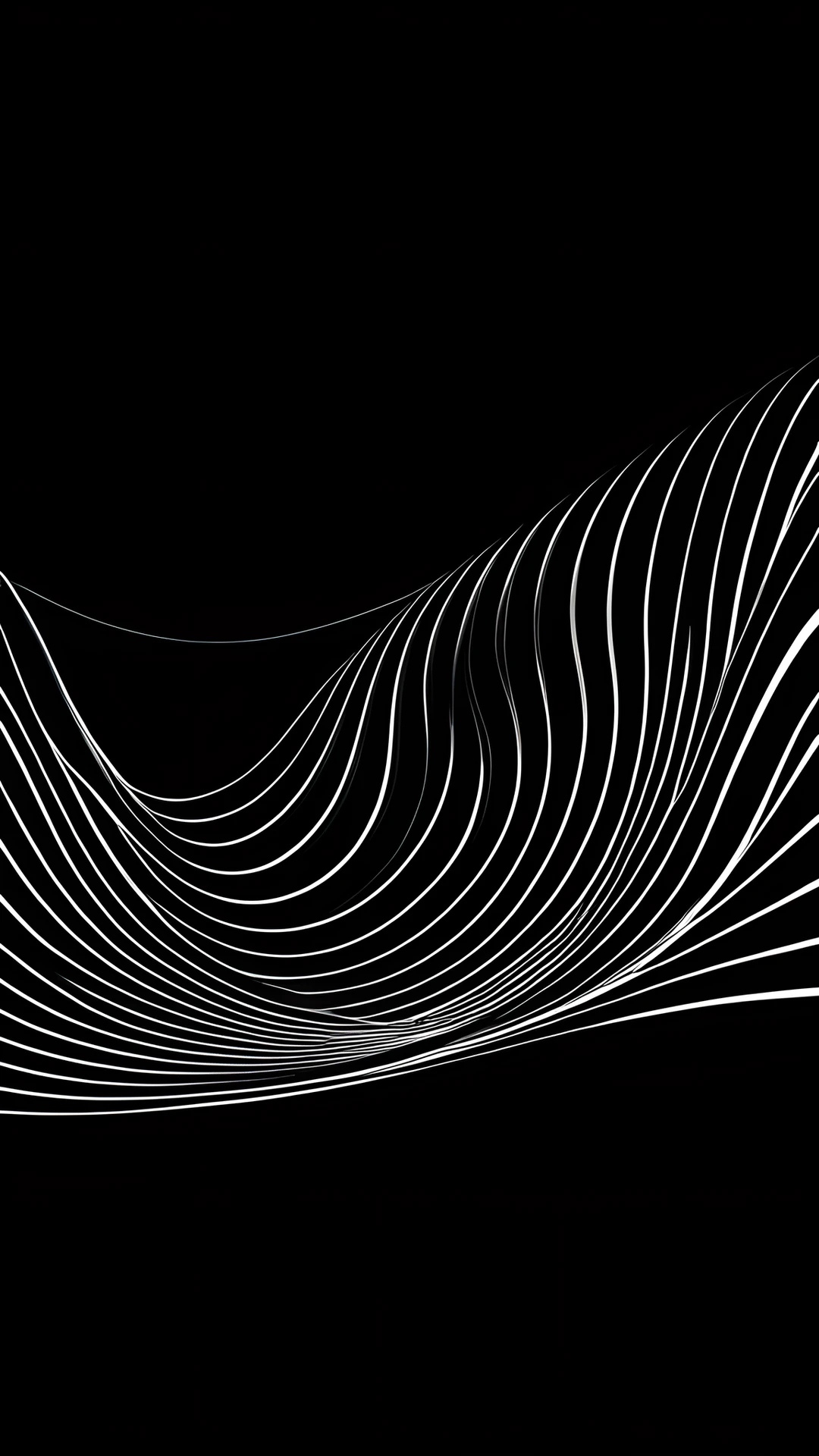 iPhone AMOLED Black Minimal waves 2025-10-18
