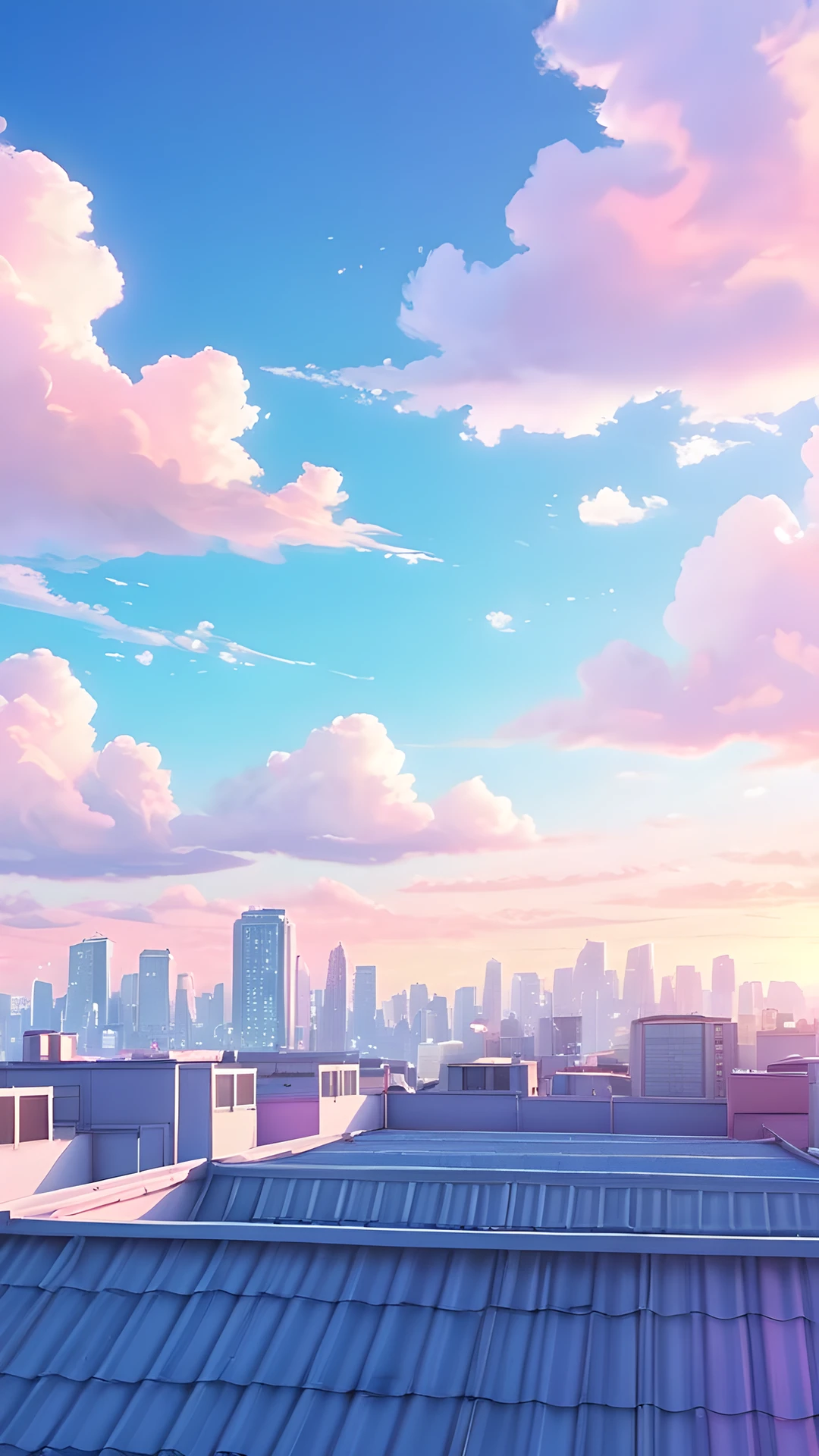 iPhone Anime Aesthetic (Safe) city rooftop 2025-10-18